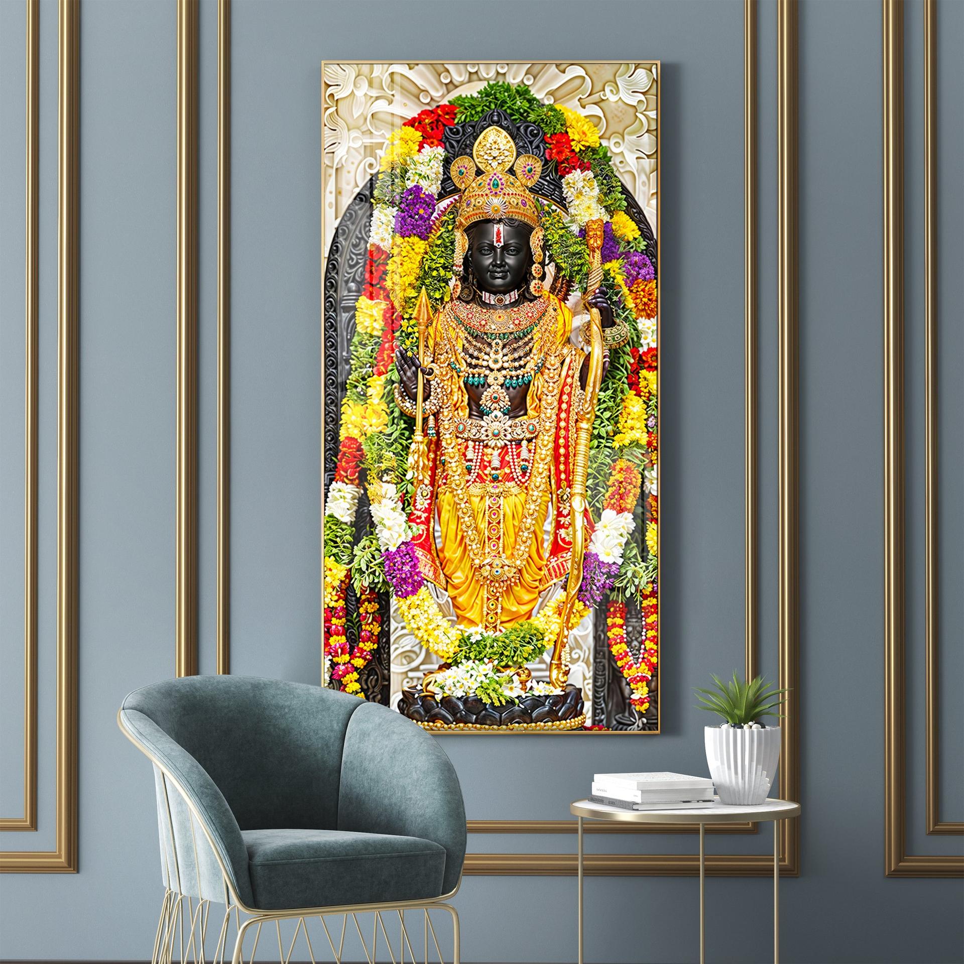 Lord Rama Portray Premium Vertical Wall Art - Image 6