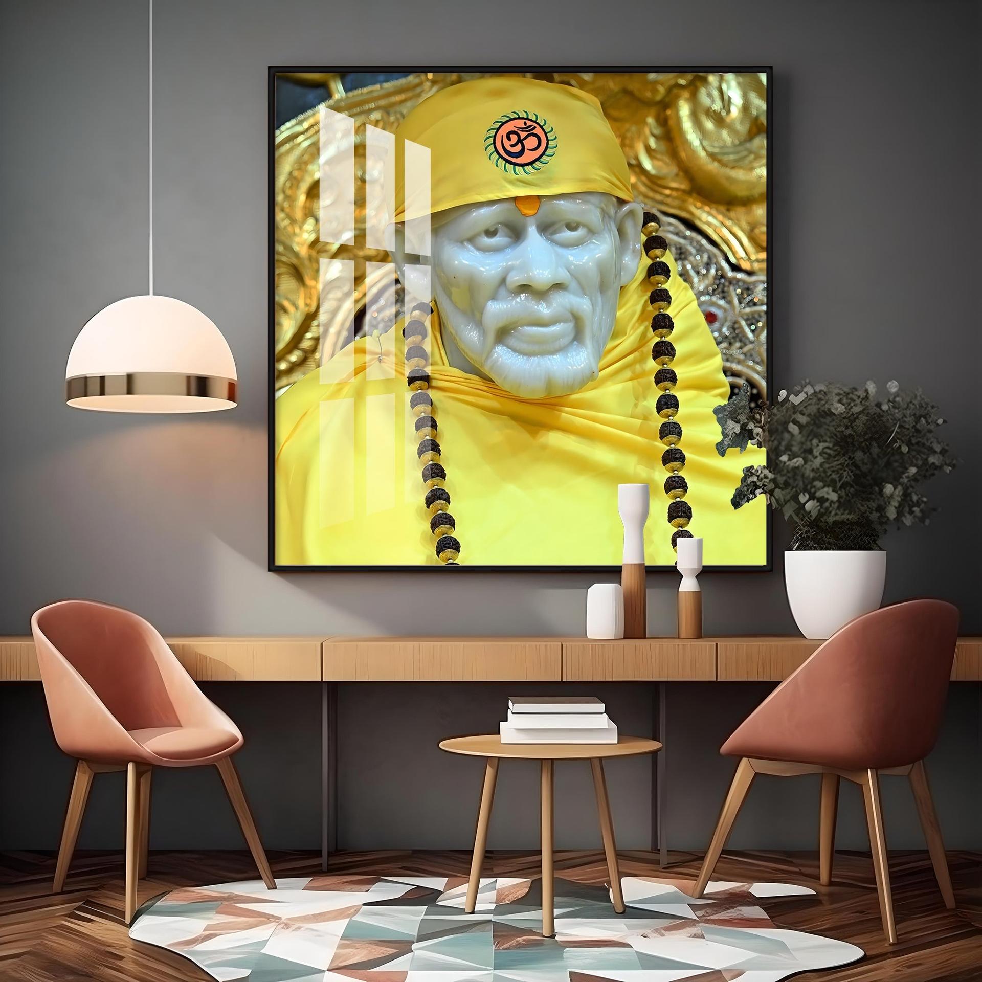 Jai Shree Sai Premium Acrylic Square Wall Art - Image 14