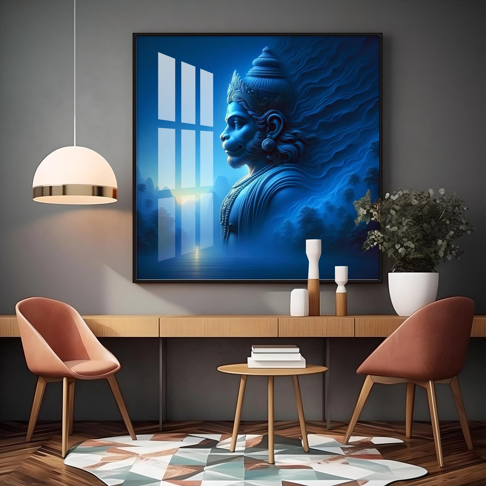 Vaayuputra Premium Acrylic Square Wall Art - Image 8