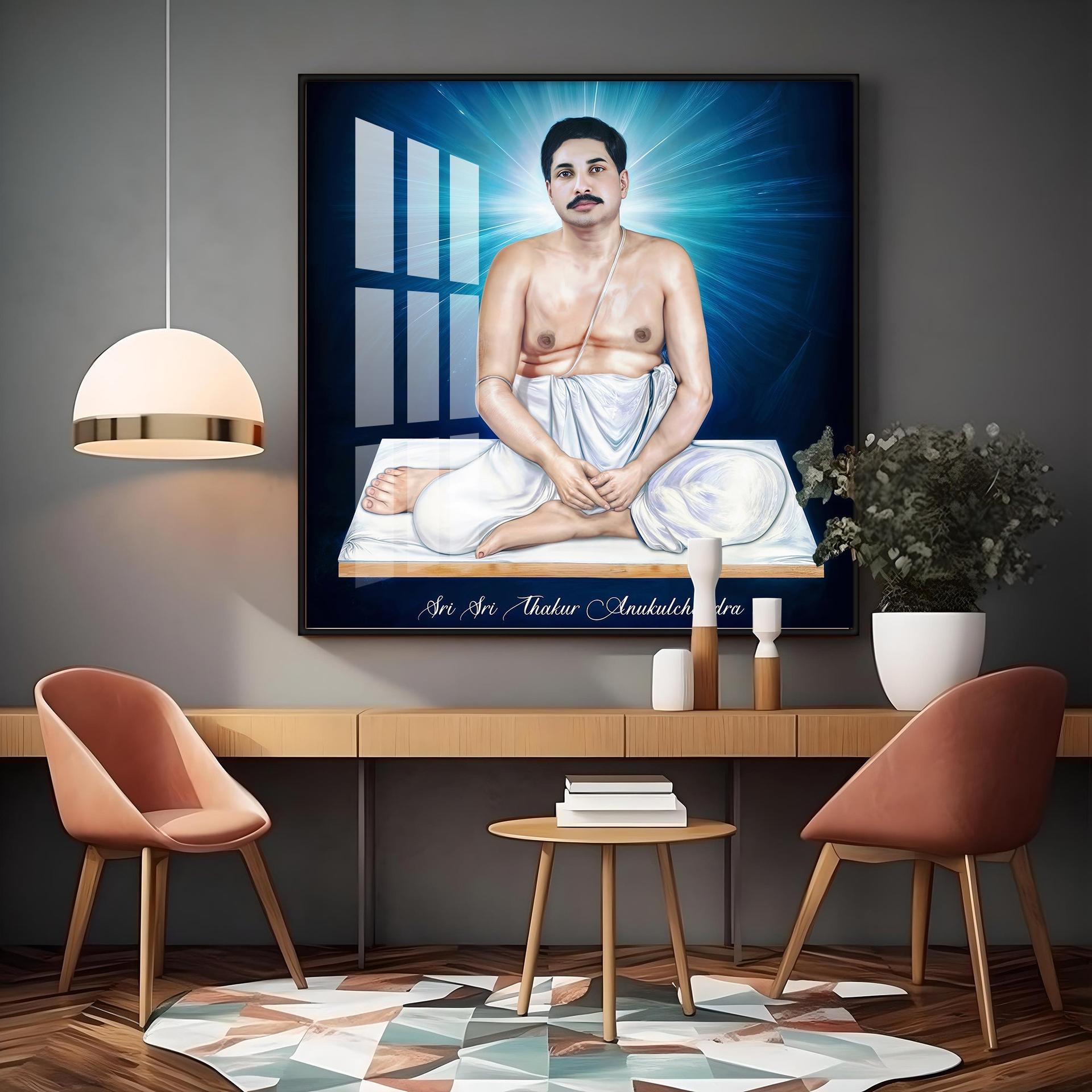 Sri Sri Thakur Anukulachandra Premium Acrylic Wall Art - Image 7