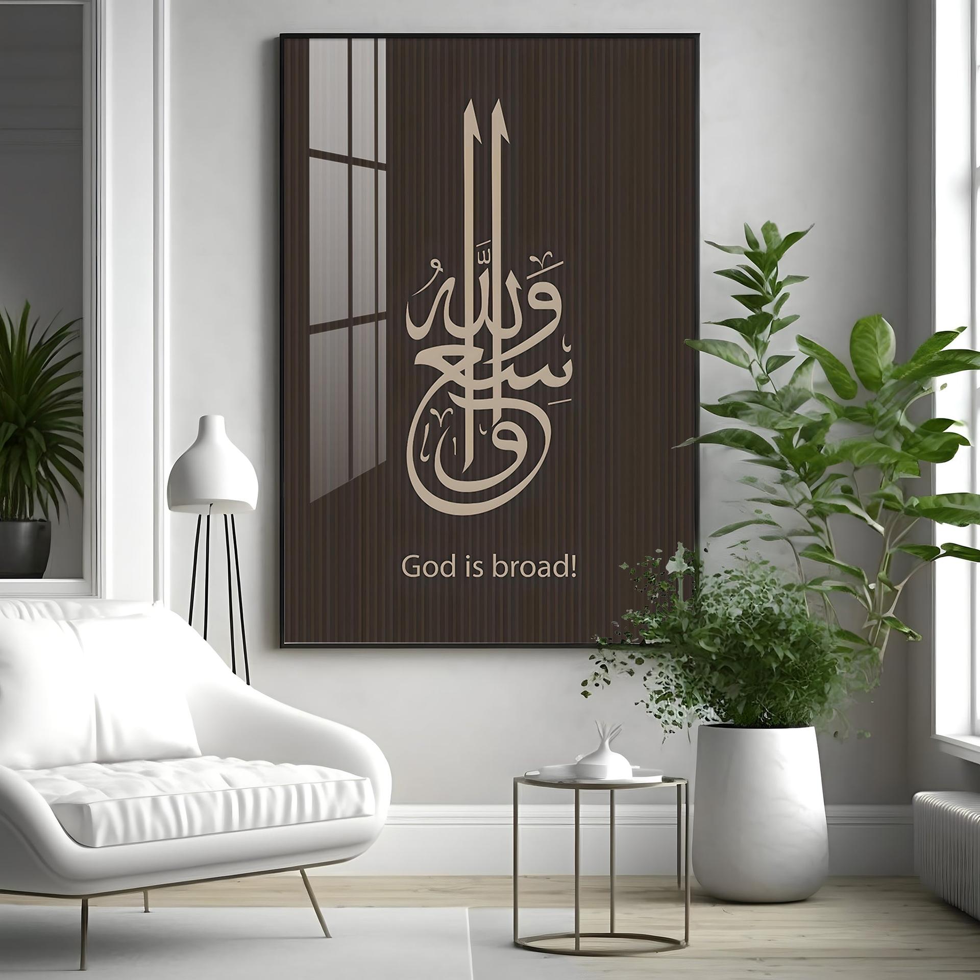 God Is Broad Premium Acrylic Vertical Wall Art - Image 10