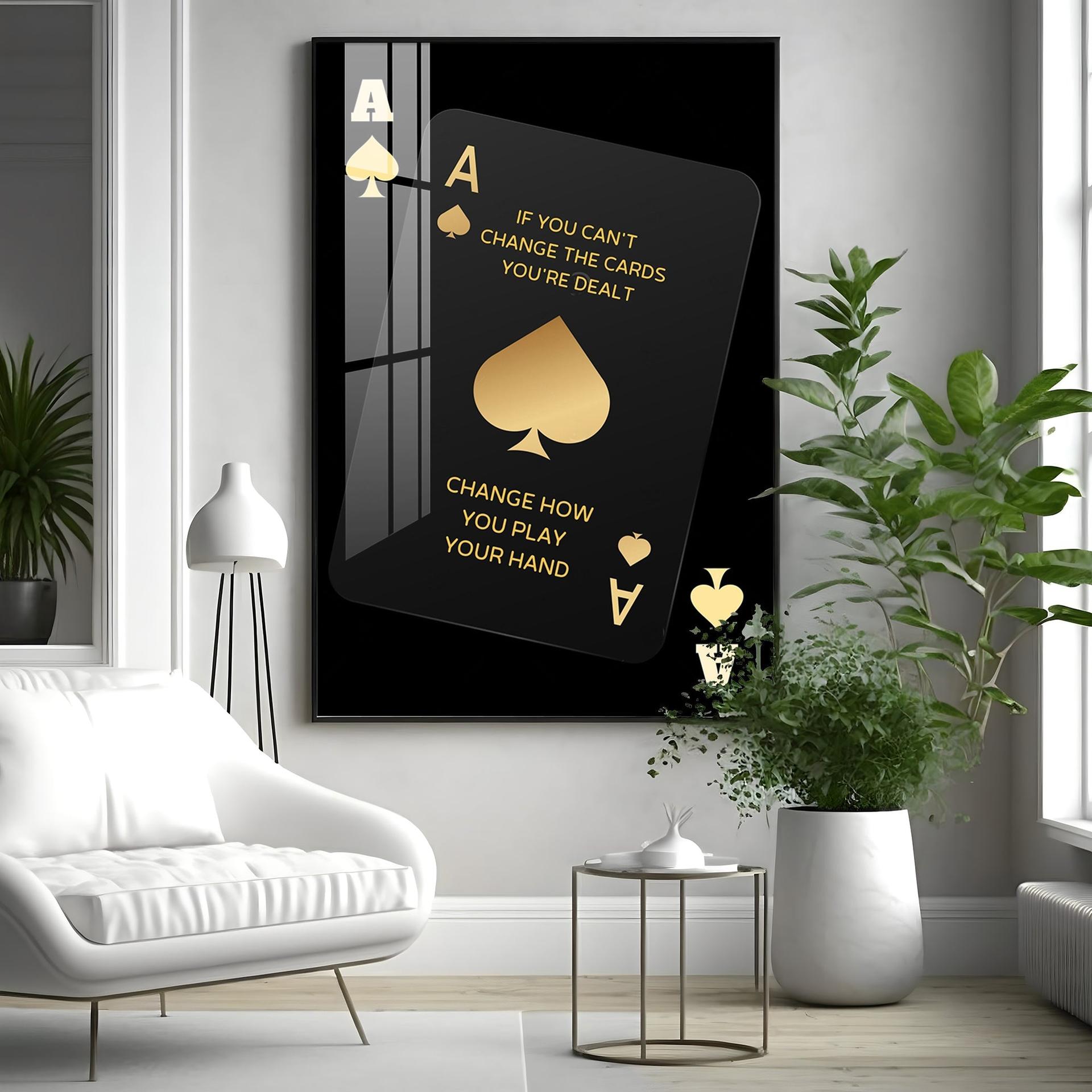 If You Can't Change The Cards Premium Acrylic Vertical Wall Art - Image 16