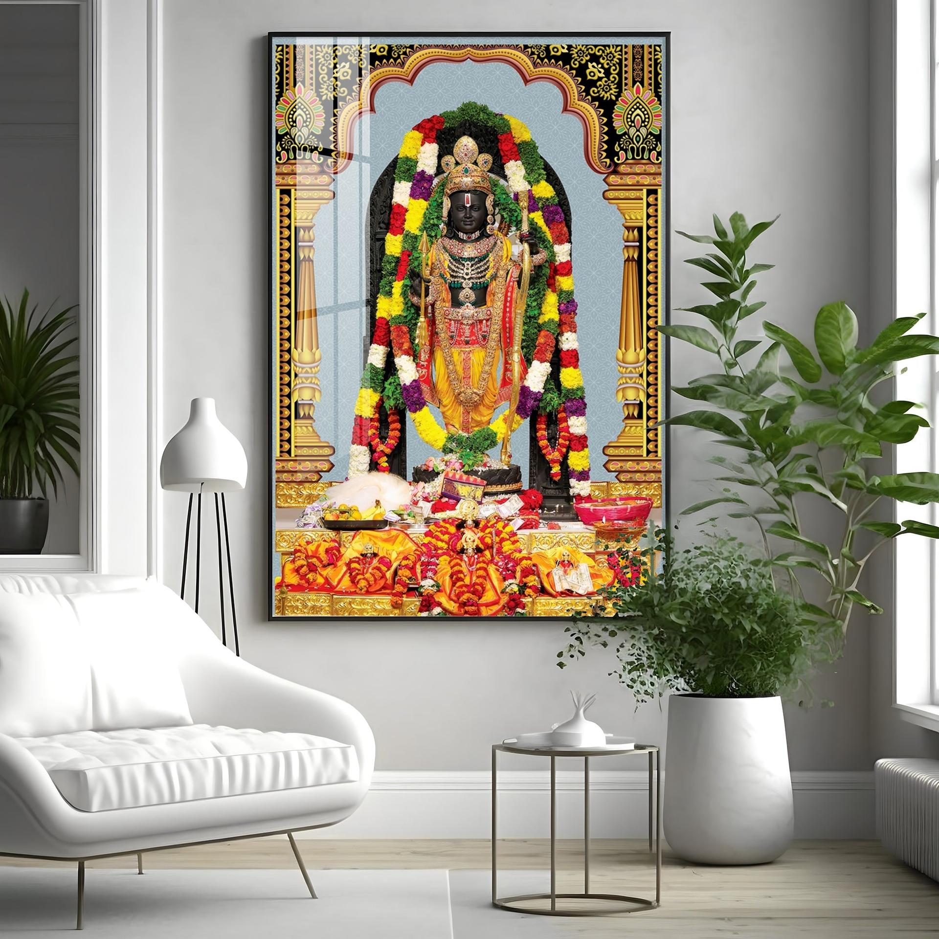 Divine Blossom Rama Premium Acrylic Vertical Wall Art - Image 17