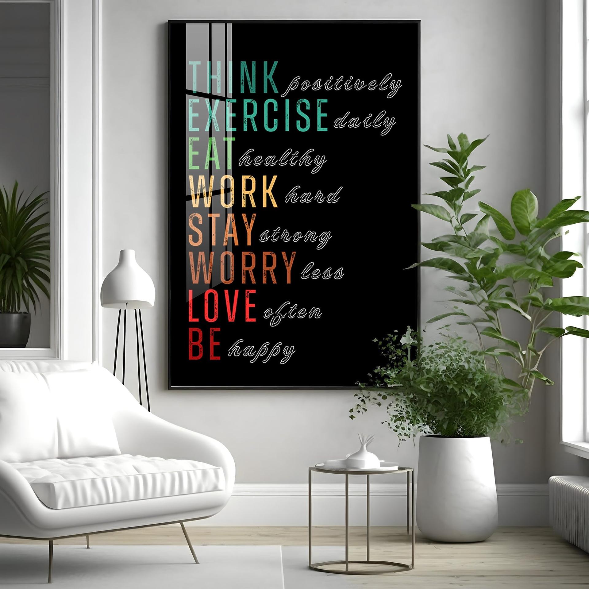 Motivational Quotes Premium Acrylic Vertical Wall Art - Image 15