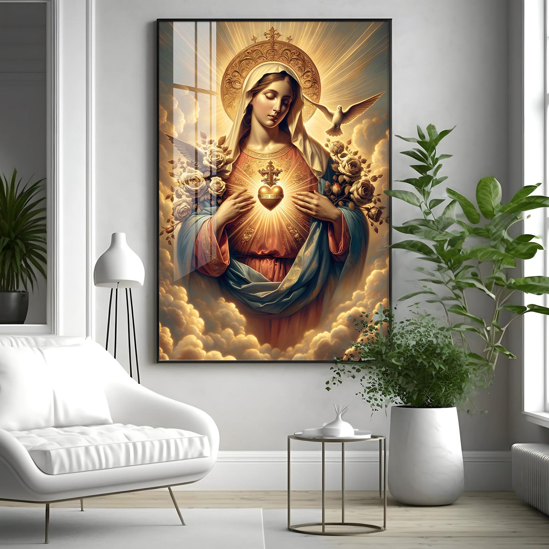 Angelic Harmony Premium Acrylic Vertical Wall Art - Image 8