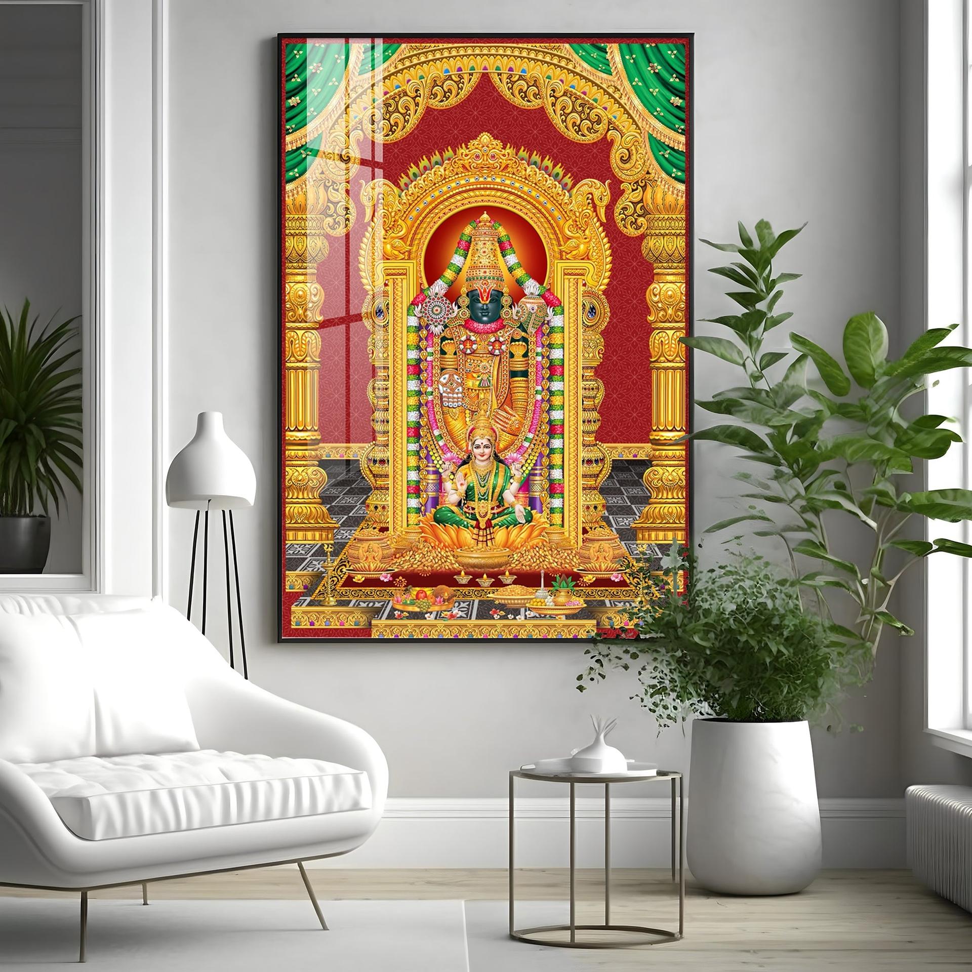 Lord Balaji Essence Premium Acrylic Vertical Wall Art - Image 10
