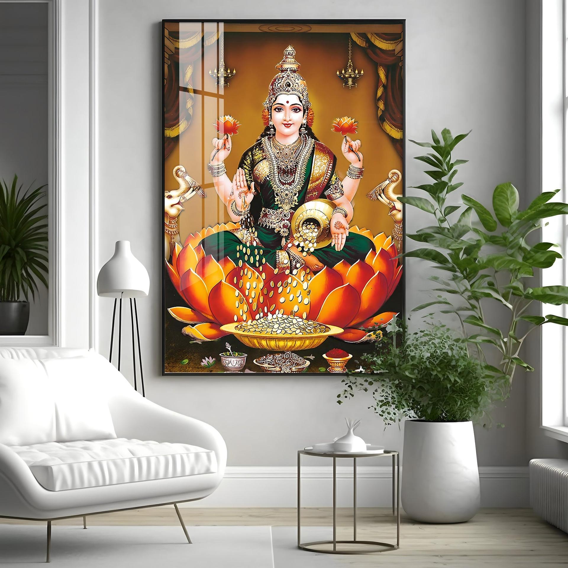 Goddess In Tranquility Premium Vertical Acrylic Wall Art - Image 18