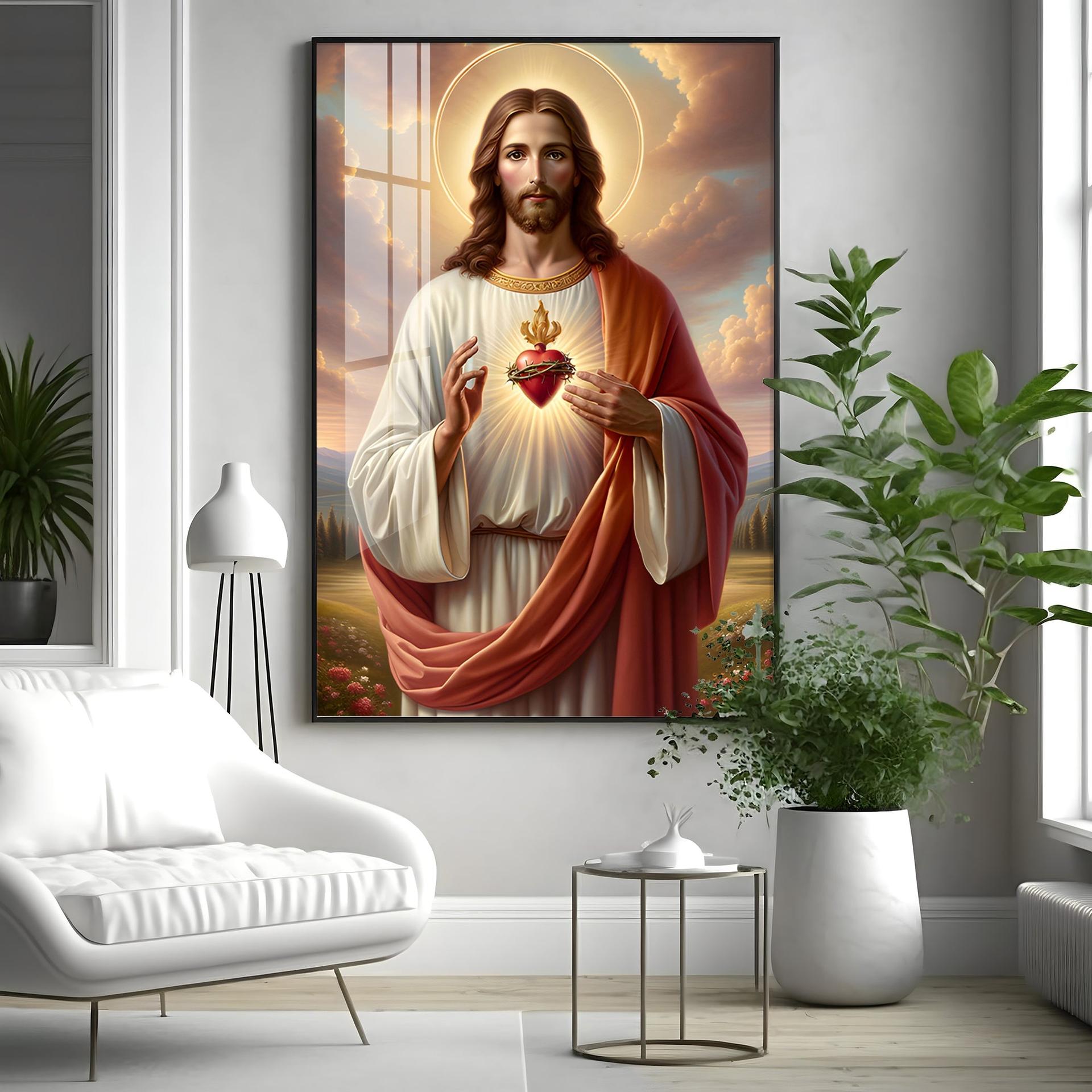 Emblem Of Divine Love Premium Acrylic Vertical Wall Art - Image 8