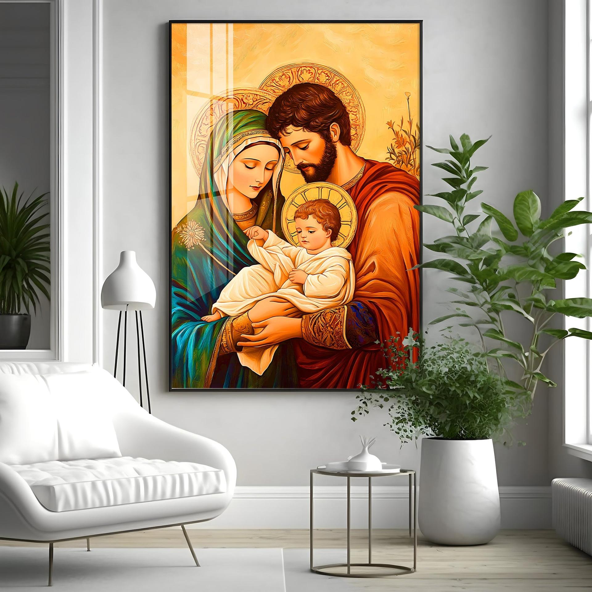 Holy Family Premium Acrylic Vertical Wall Art - Image 8