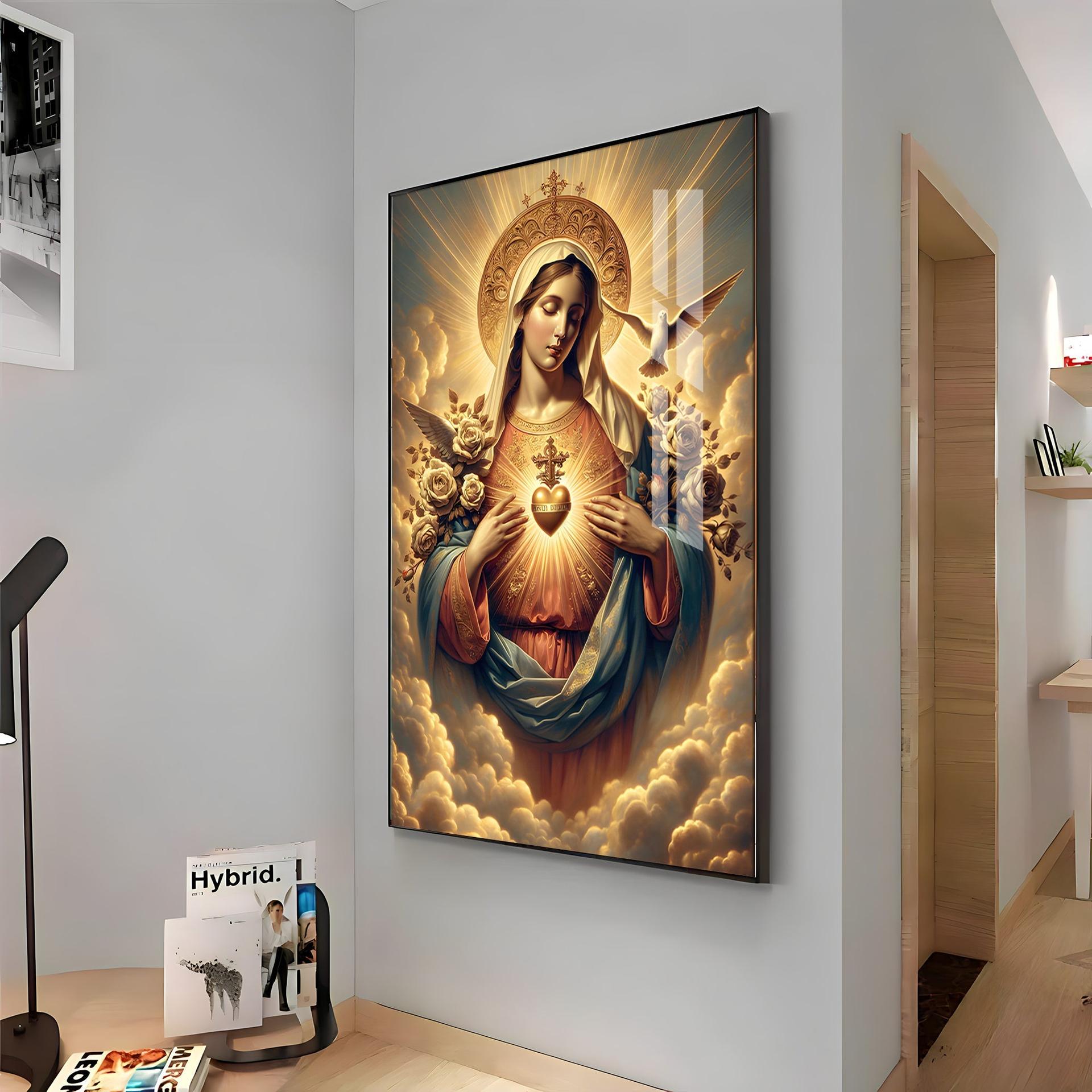 Angelic Harmony Premium Acrylic Vertical Wall Art - Image 13