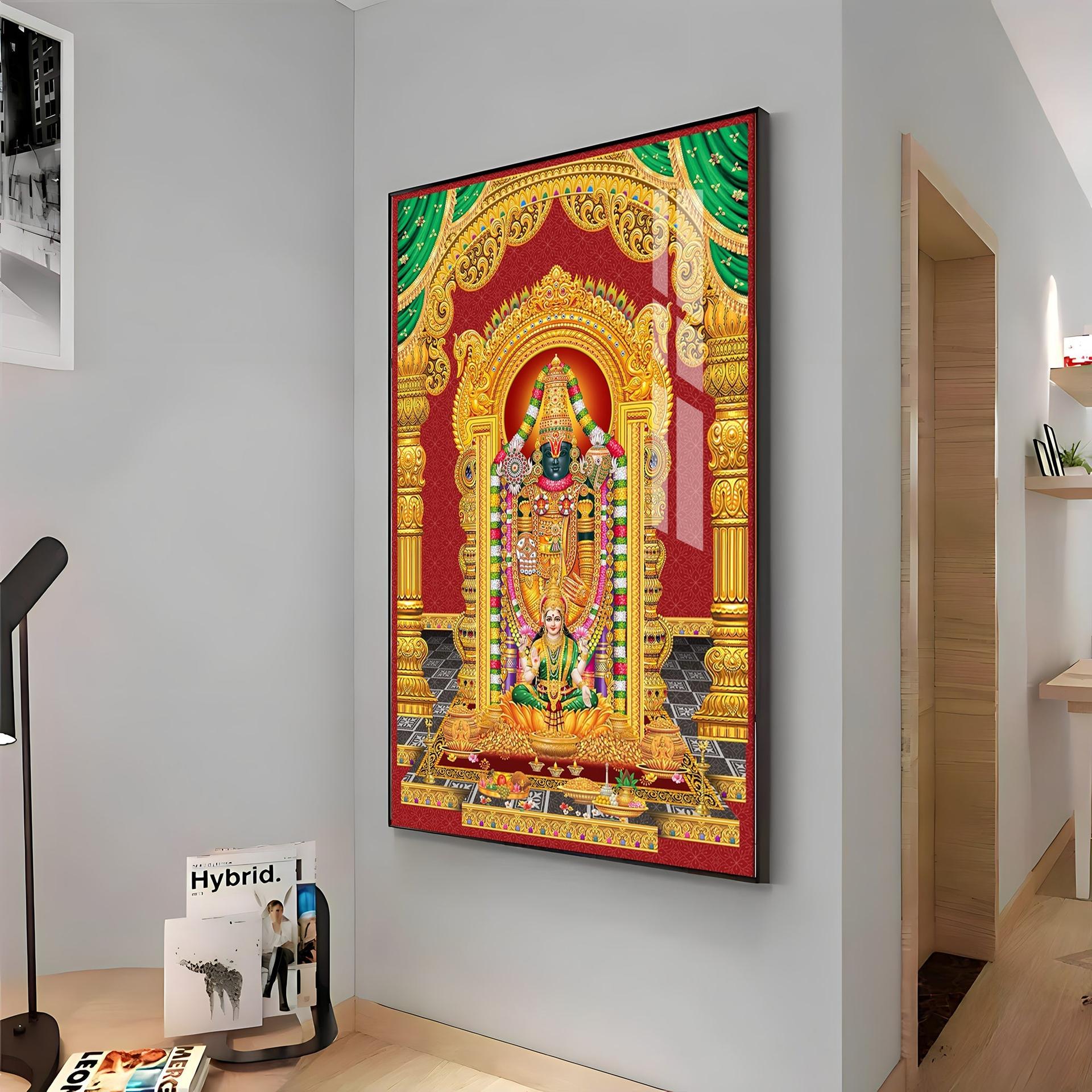 Lord Balaji Essence Premium Acrylic Vertical Wall Art - Image 12