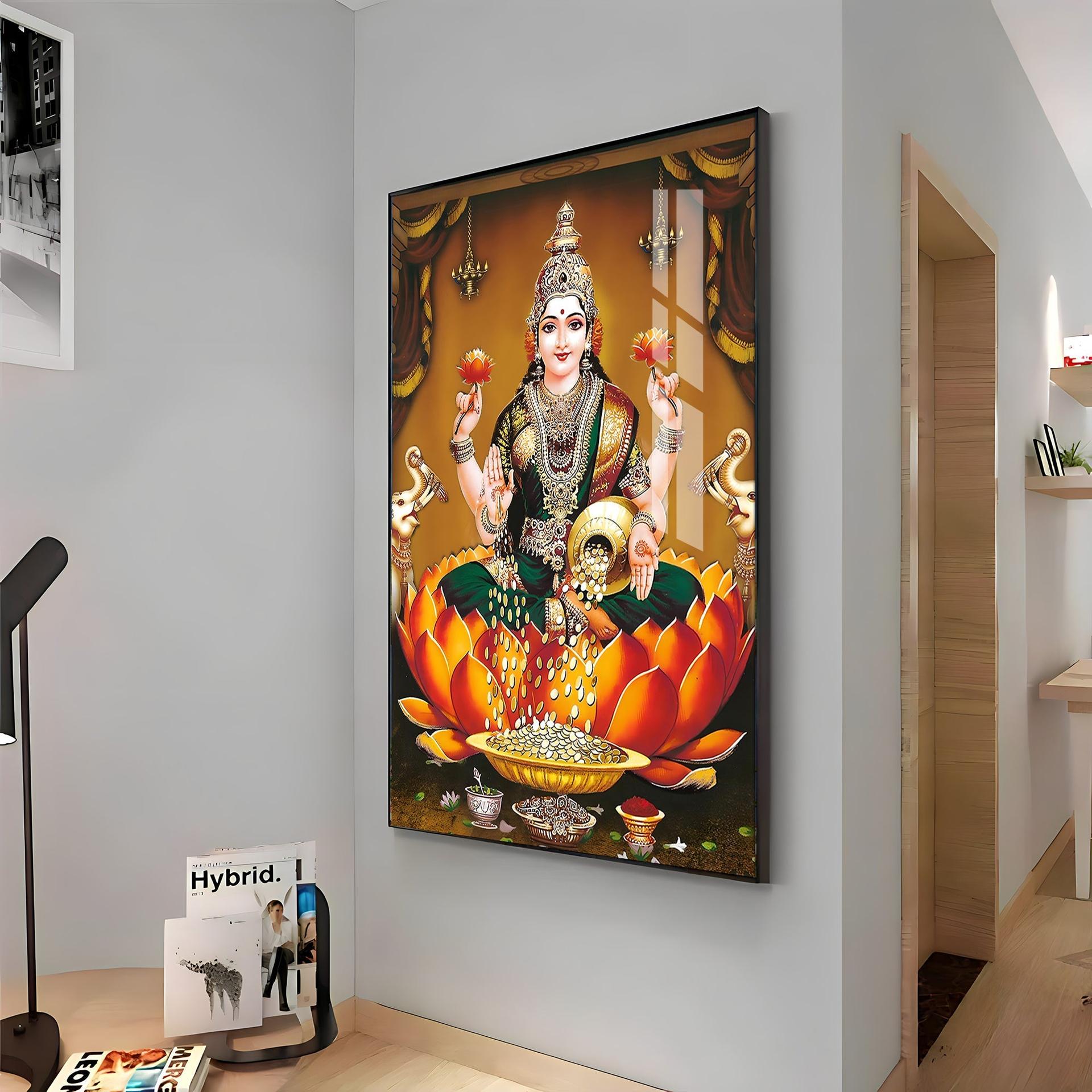 Goddess In Tranquility Premium Vertical Acrylic Wall Art - Image 15