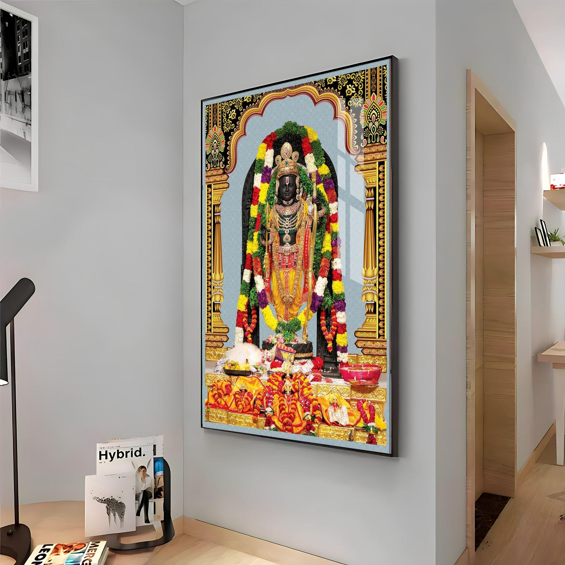 Divine Blossom Rama Premium Acrylic Vertical Wall Art - Image 15