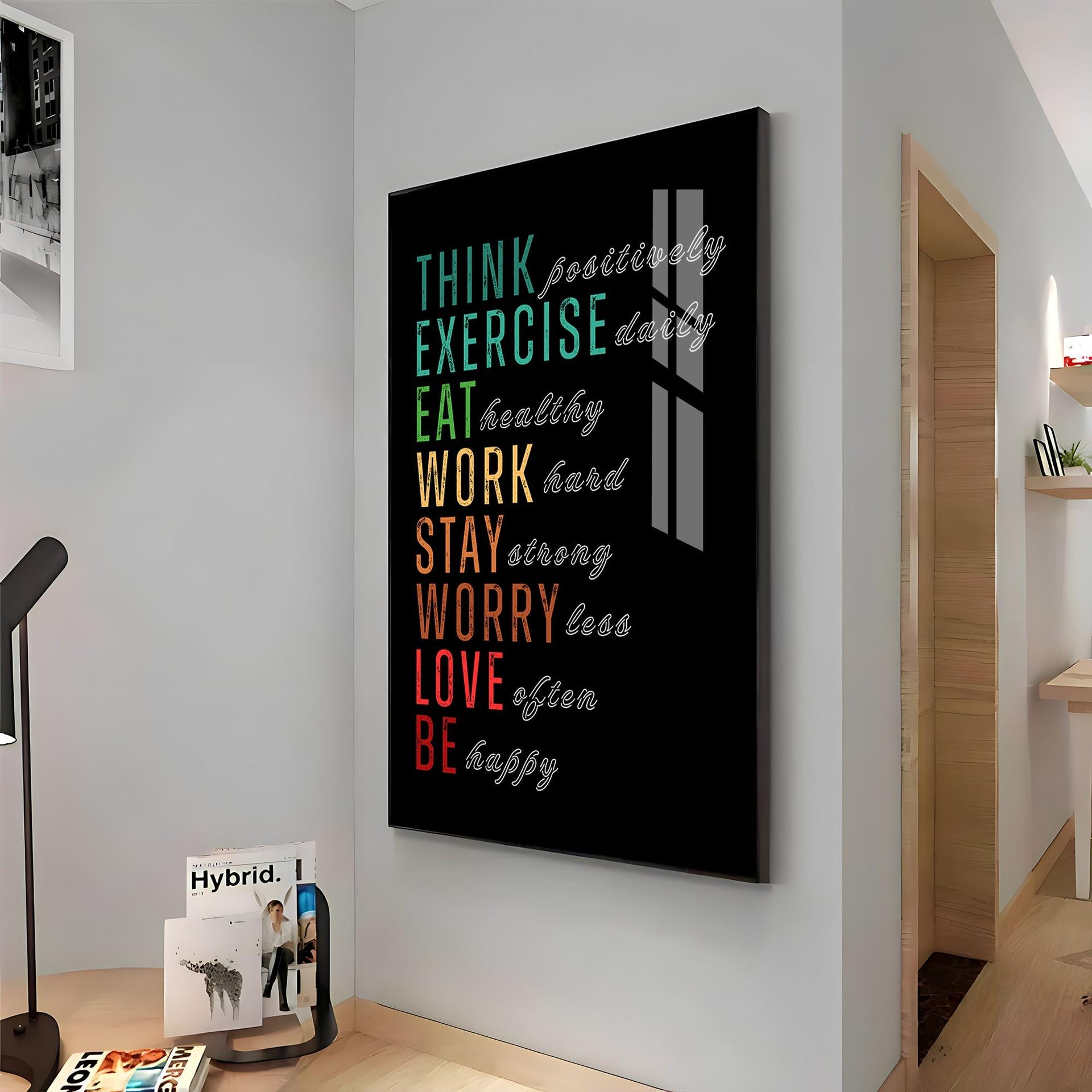 Motivational Quotes Premium Acrylic Vertical Wall Art - Image 13