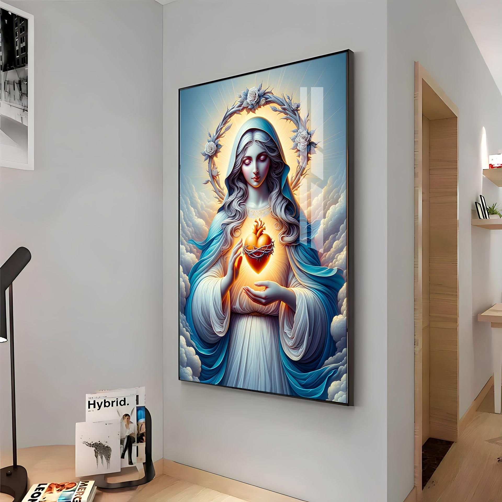 Divine Maternal Love Premium Acrylic Vertical Wall Art - Image 13
