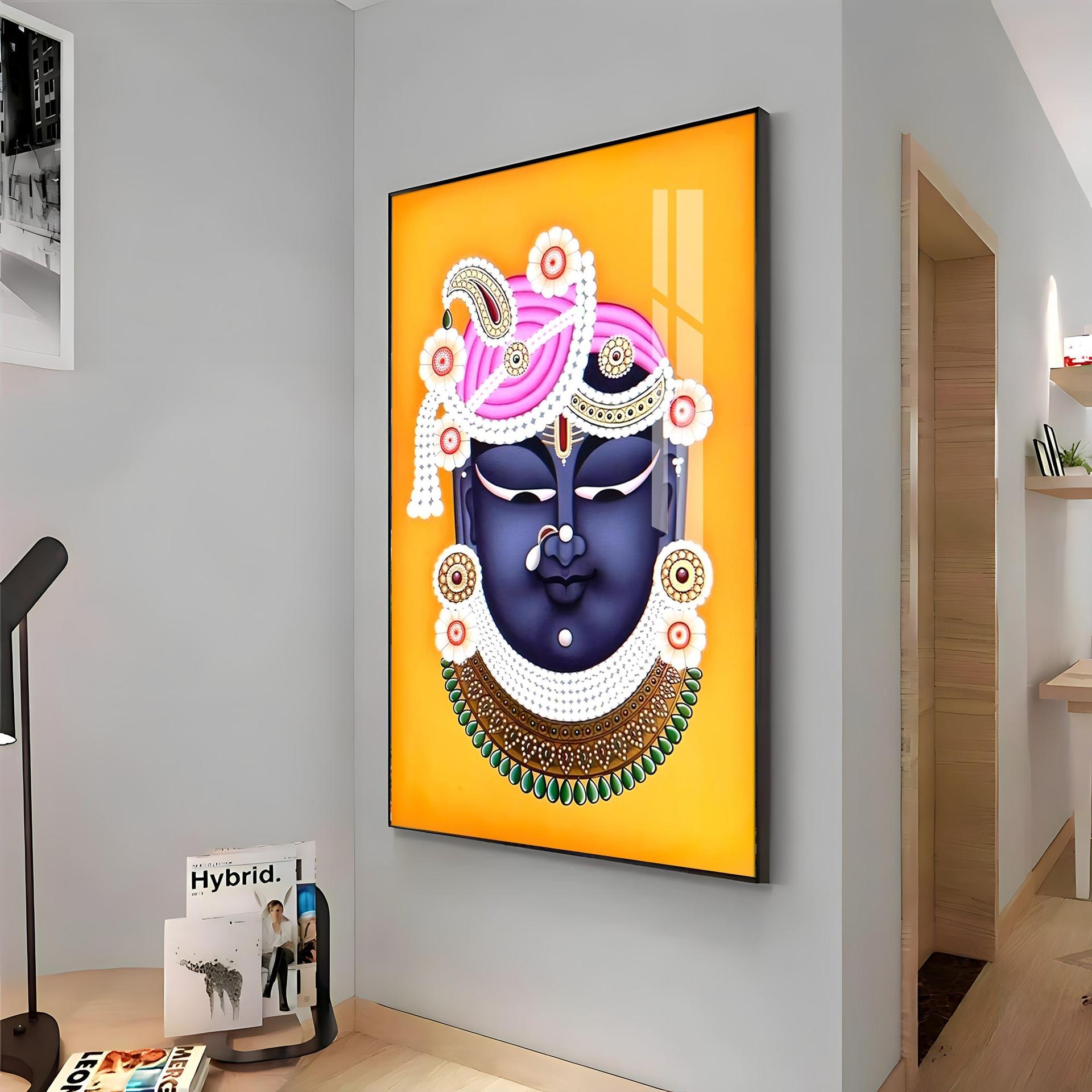 Lord Shreenathji Premium Vertical Acrylic Wall Art - Image 15