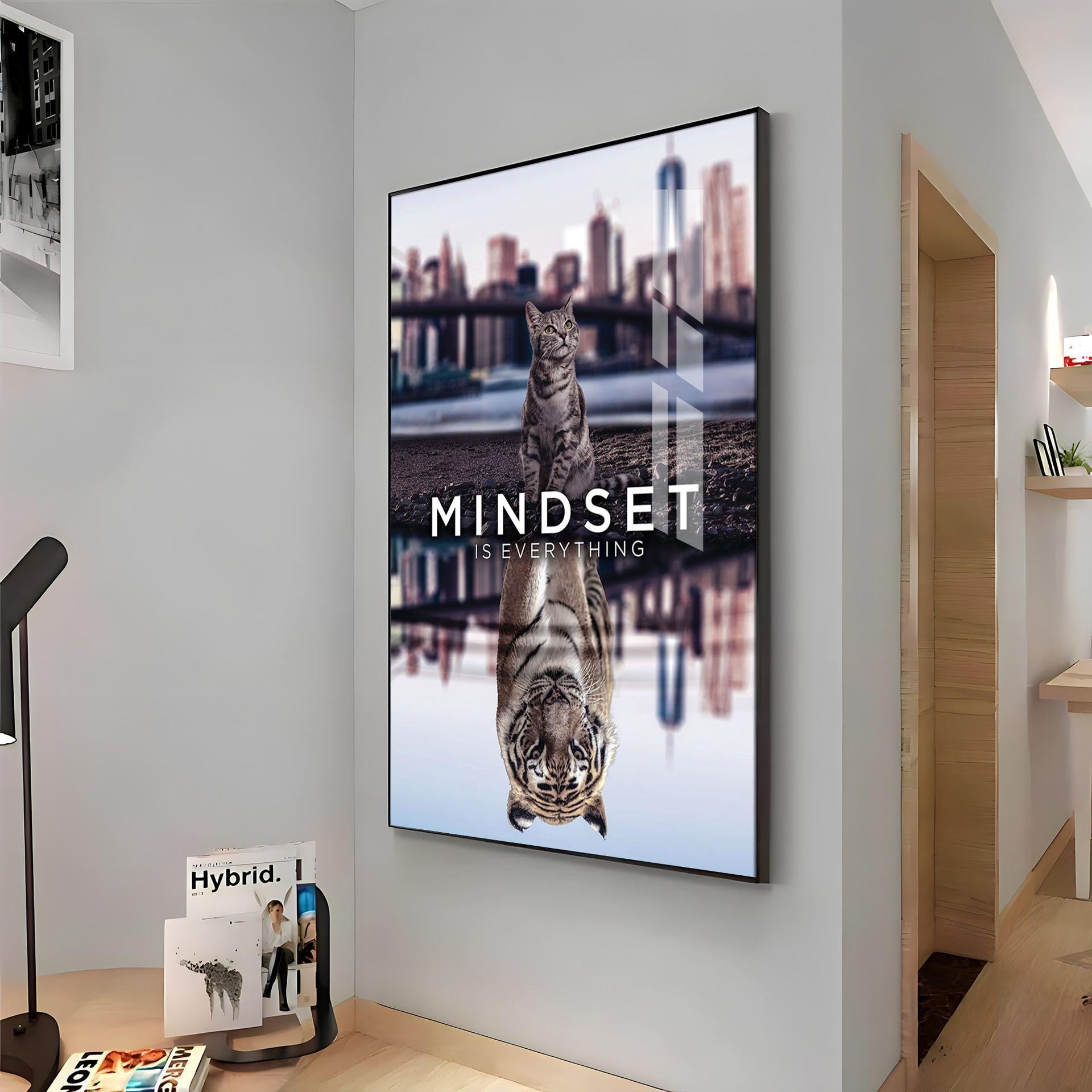 Mindset Is Everything Premium Acrylic Vertical Wall Art - Image 10