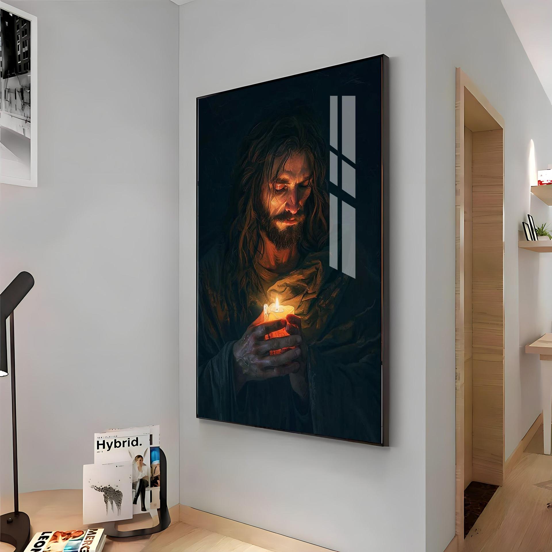 Jesus Christ Faithful Inspiration Premium Acrylic Wall Art - Image 14