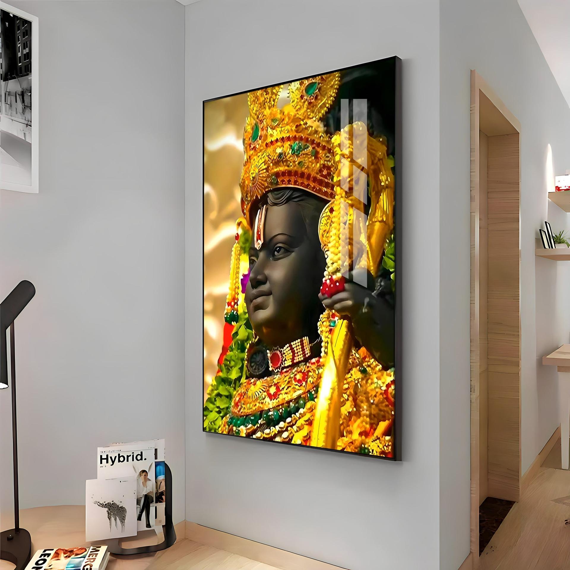 Ayodhya Darshan Premium Acrylic Vertical Wall Art - Image 13