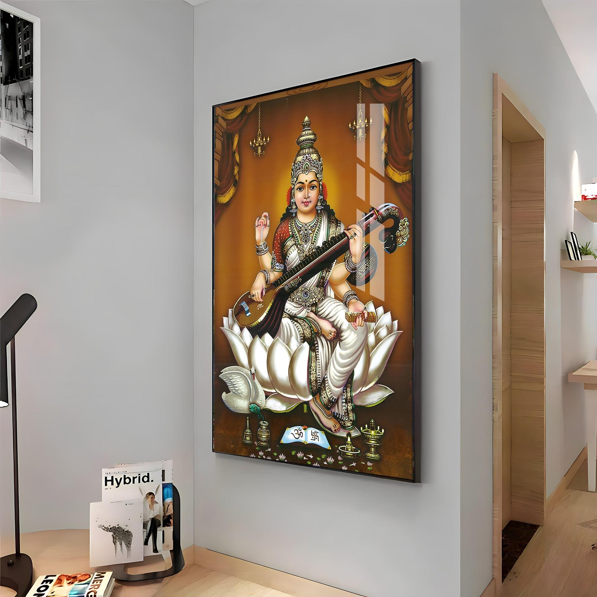 The Goddess's Embrace Premium Vertical Acrylic Wall Art - Image 15