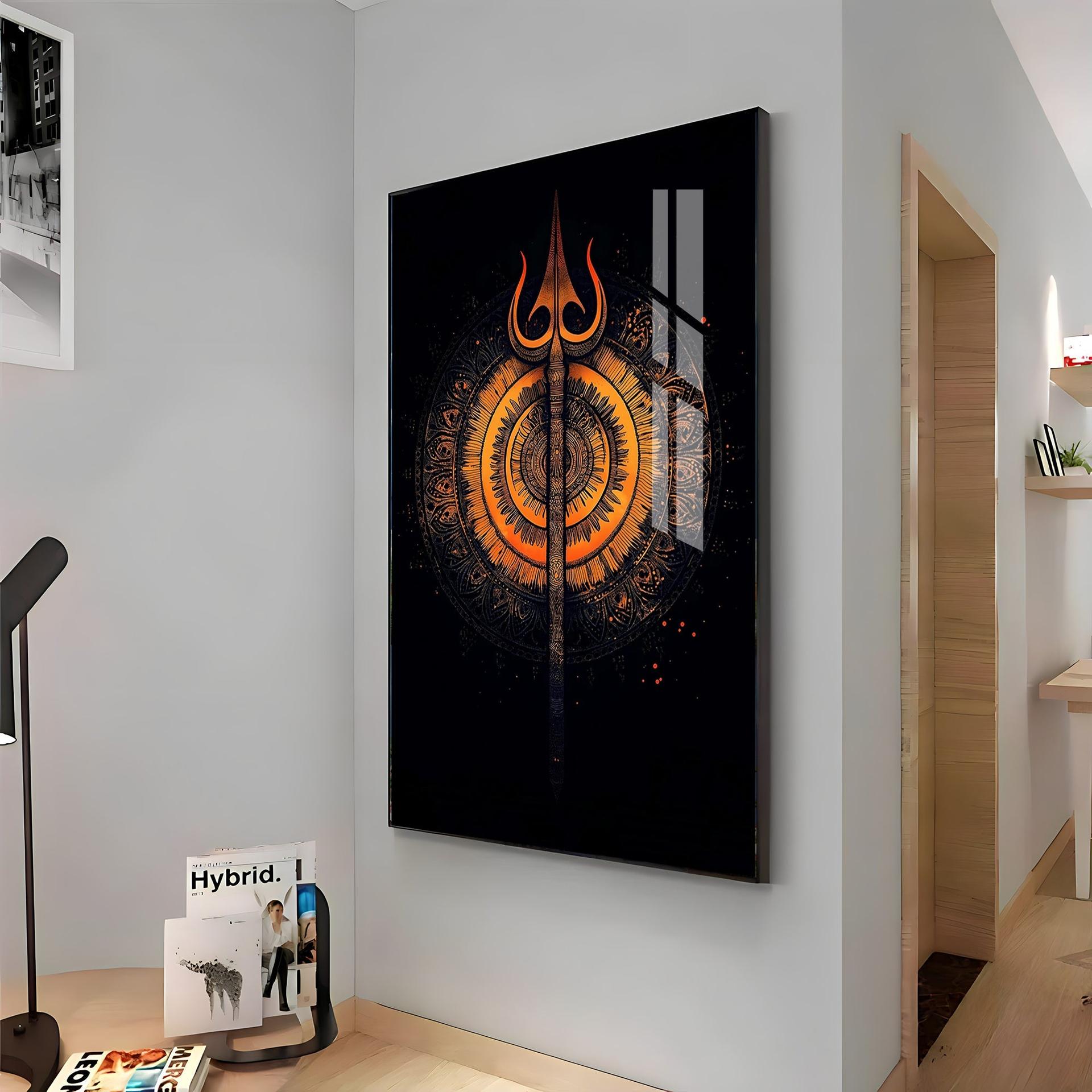 The Radiance Of Shiva Premium Vertical Acrylic Wall Art - Image 14