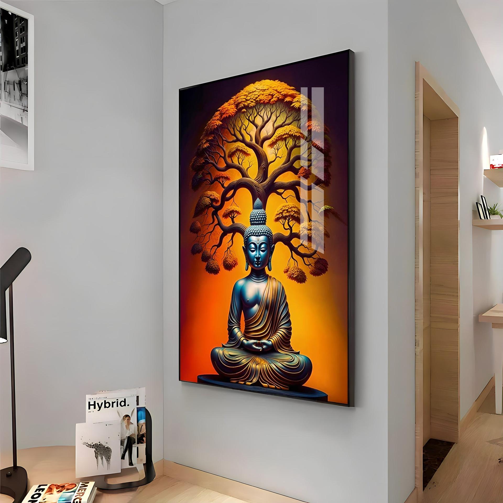 Enlighten Buddha Premium Acrylic Vertical Wall Art - Image 16