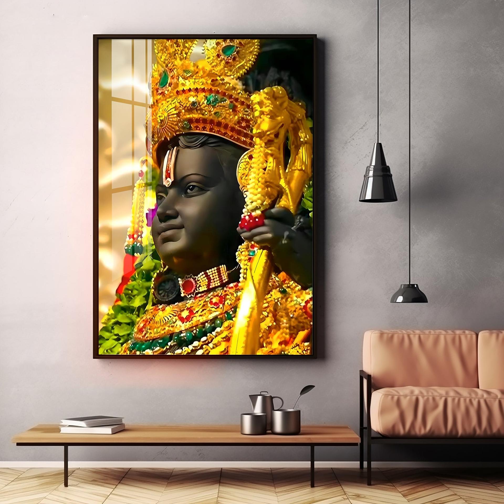 Ayodhya Darshan Premium Acrylic Vertical Wall Art - Image 11