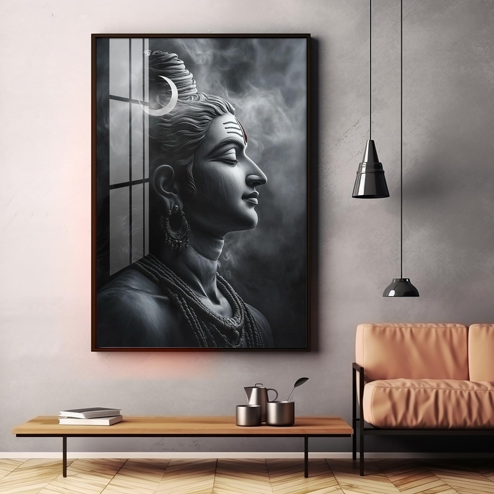 Lord Shiva Harmony Premium Acrylic Wall Art - Image 11