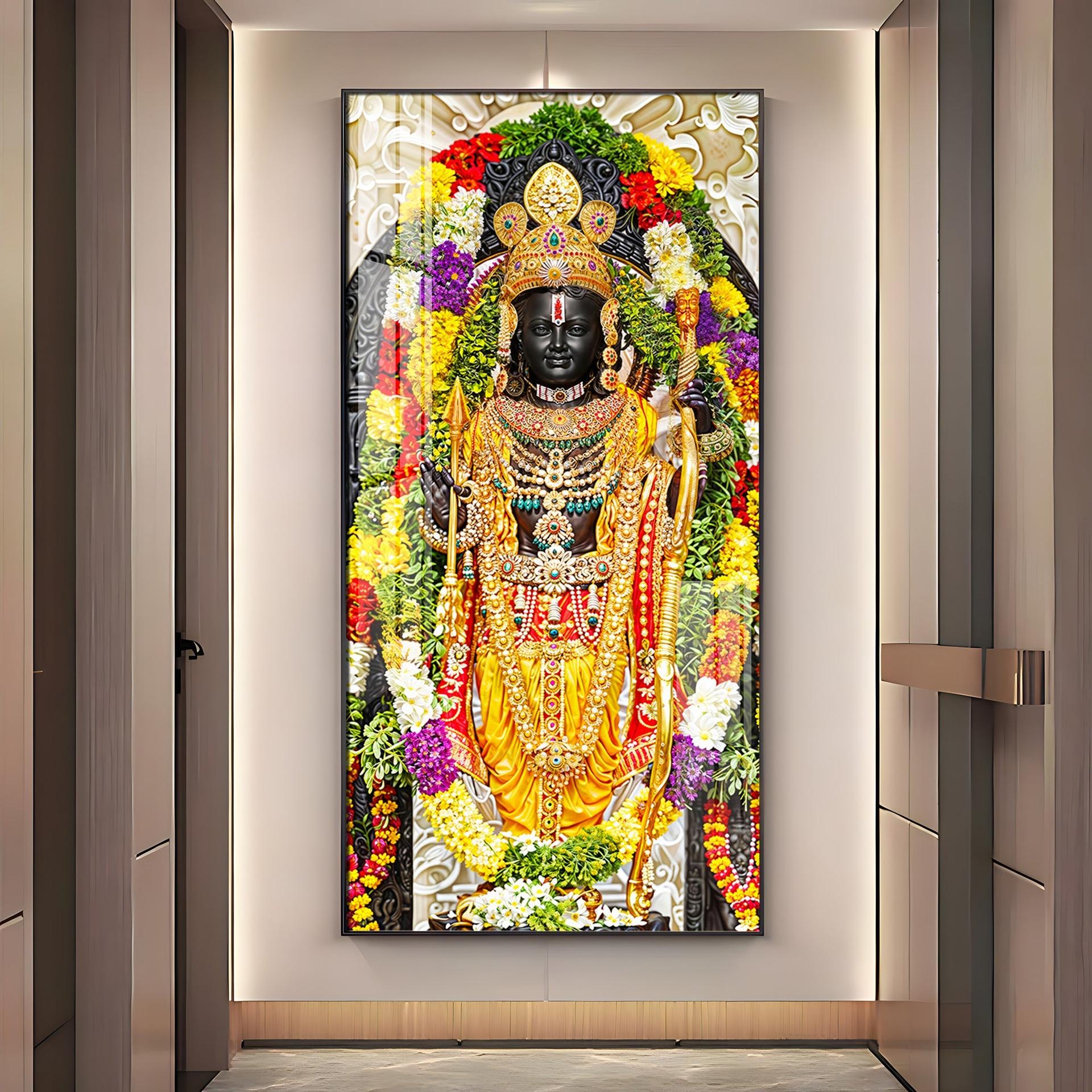 Lord Rama Portray Premium Vertical Wall Art - Image 9