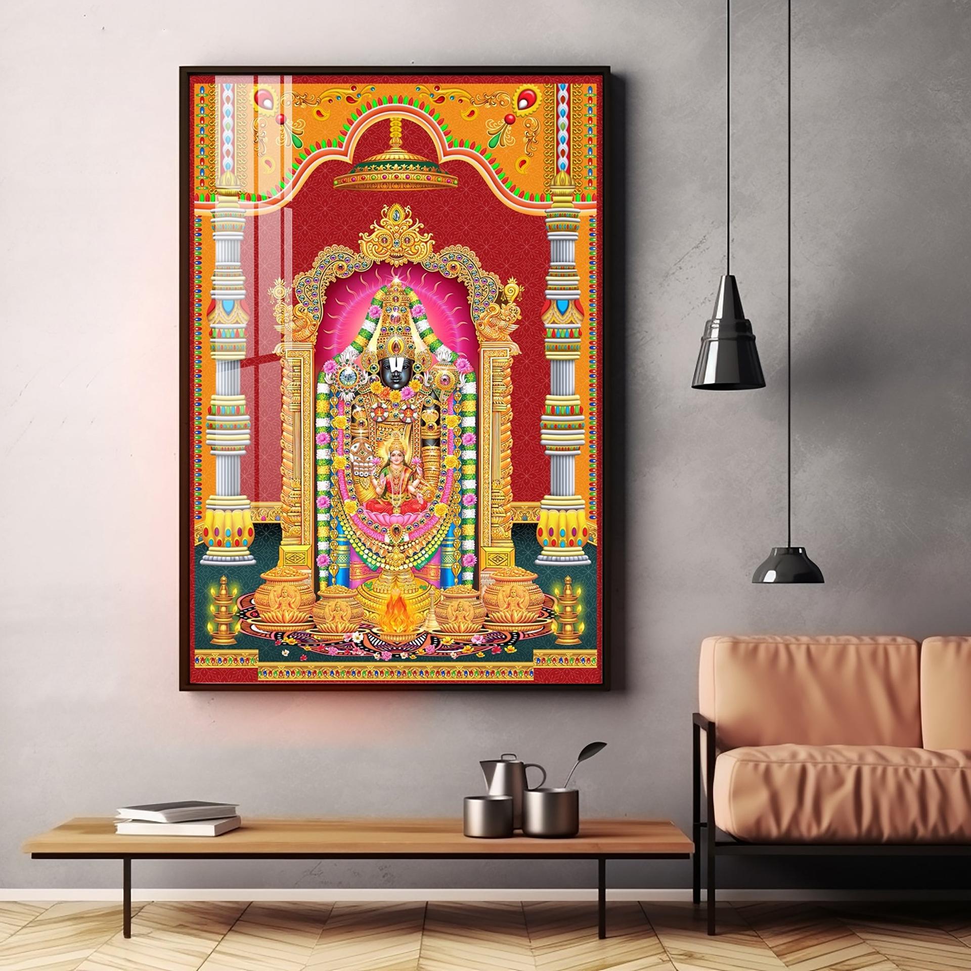 Narayana Blessing Premium Acrylic Vertical Wall Art - Image 17