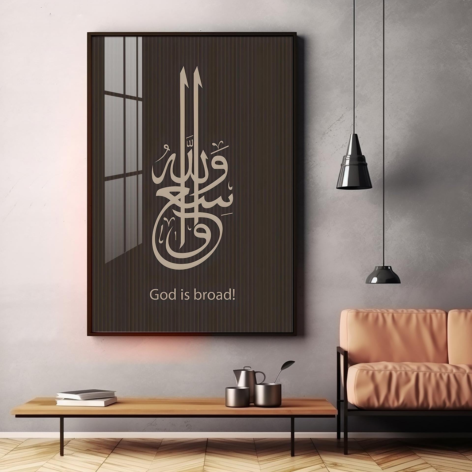 God Is Broad Premium Acrylic Vertical Wall Art - Image 14