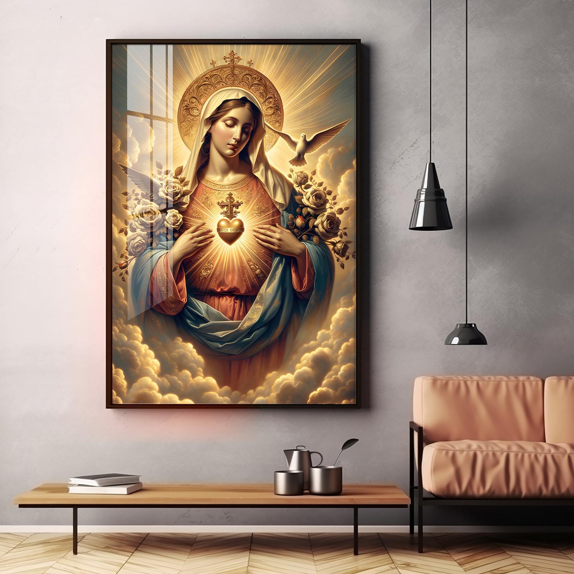Angelic Harmony Premium Acrylic Vertical Wall Art - Image 15