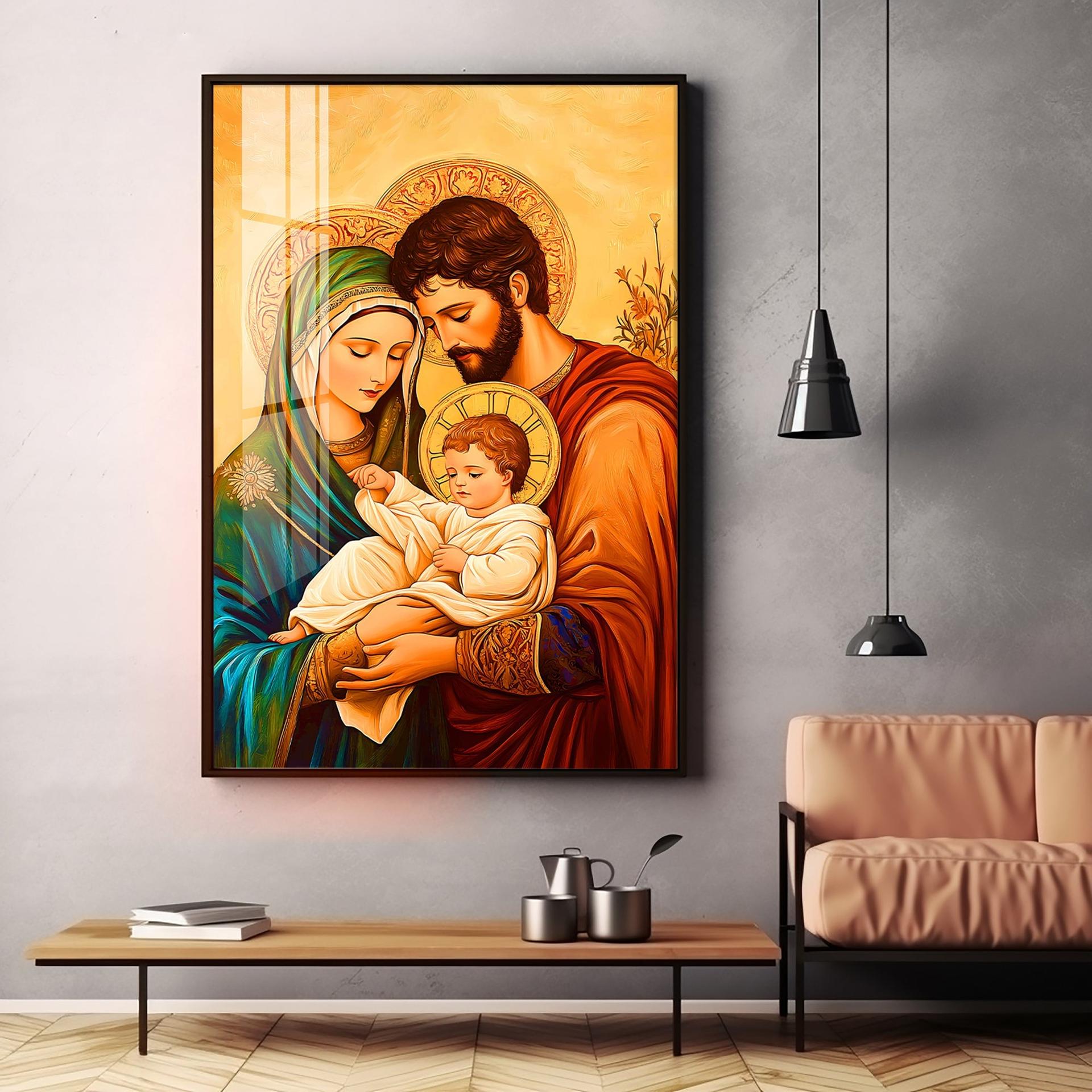 Holy Family Premium Acrylic Vertical Wall Art - Image 15