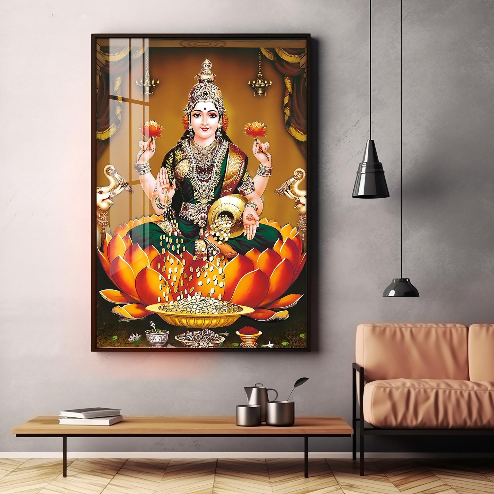 Goddess In Tranquility Premium Vertical Acrylic Wall Art - Image 13