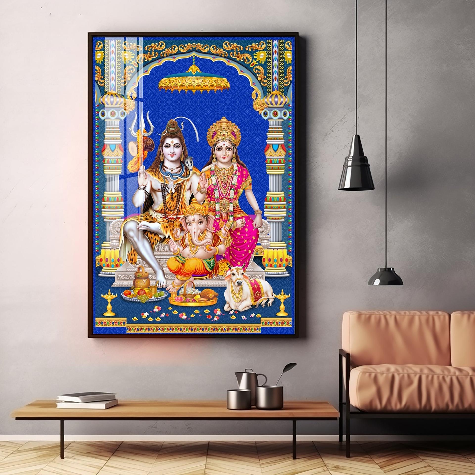 Divine Harmony Premium Acrylic Vertical Wall Art - Image 10