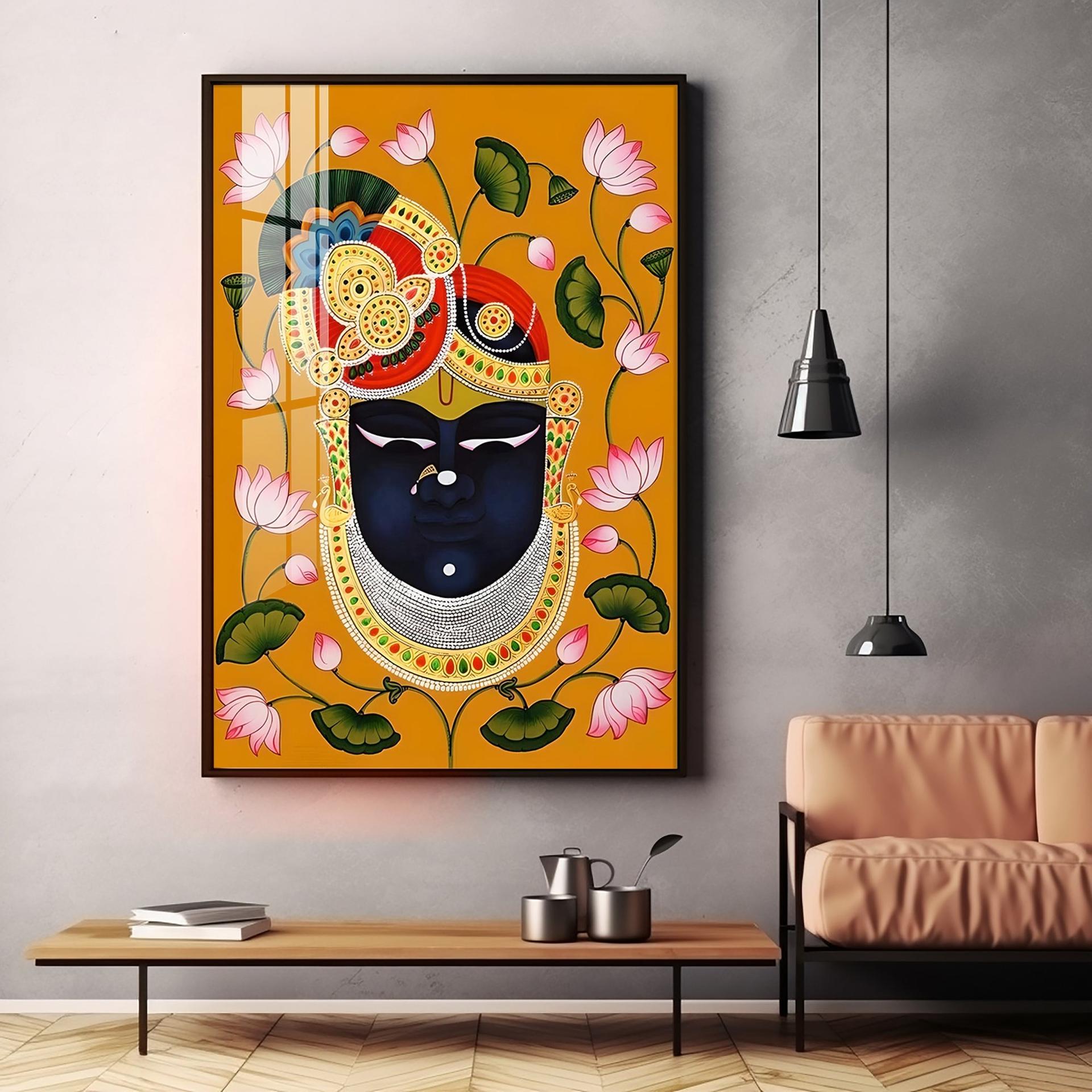 Divine Shreenathji Premium Vertical Acrylic Wall Art - Image 17