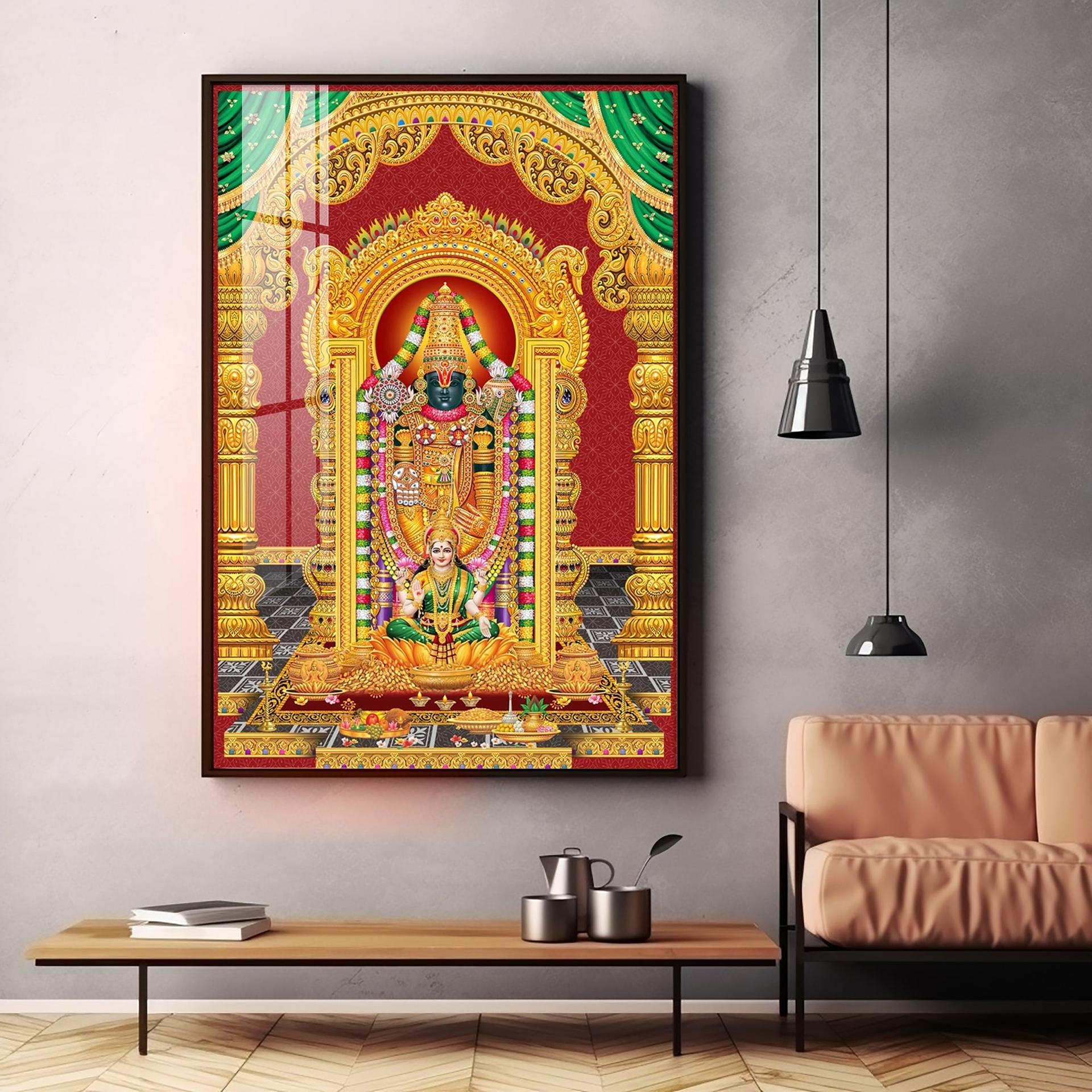 Lord Balaji Essence Premium Acrylic Vertical Wall Art - Image 16