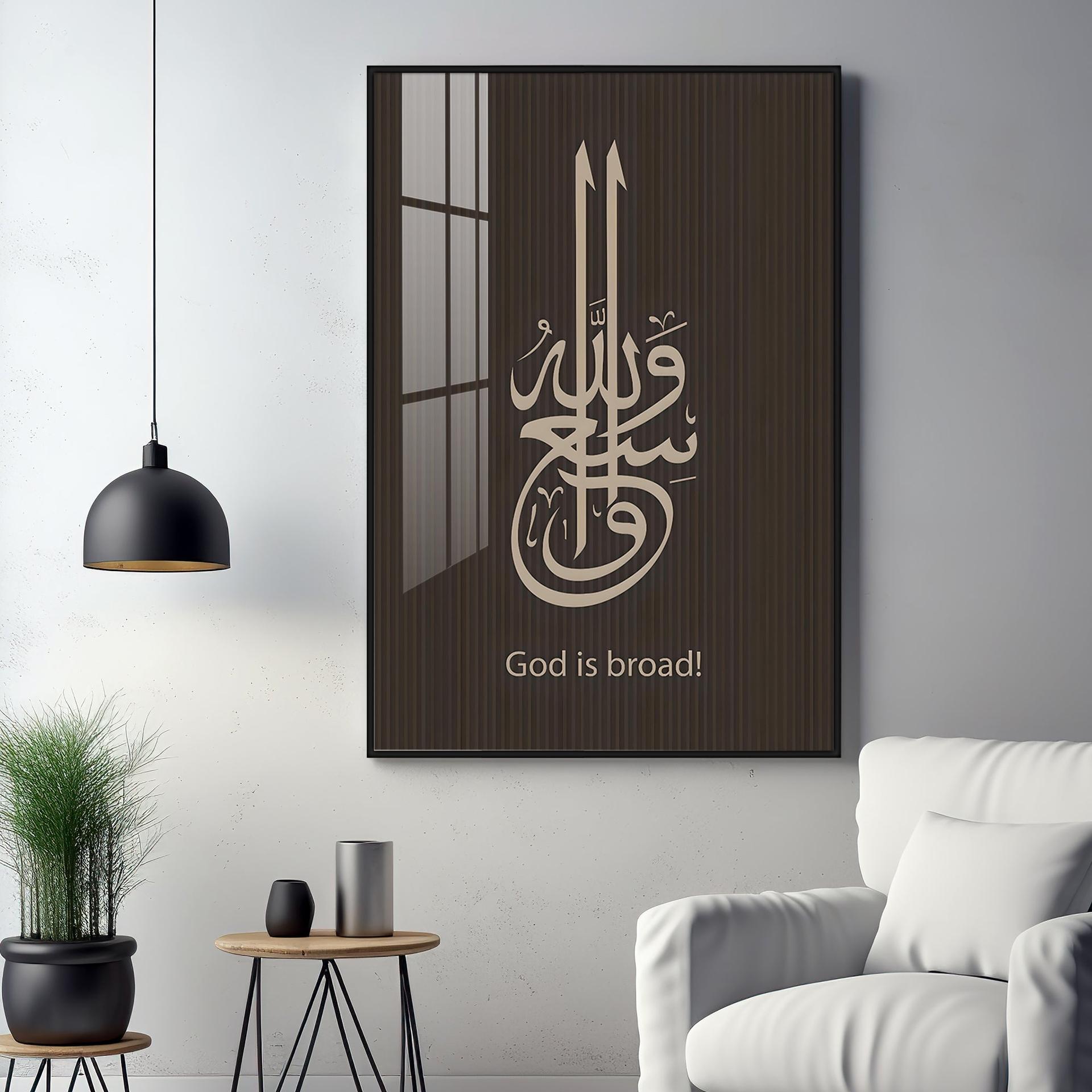 God Is Broad Premium Acrylic Vertical Wall Art - Image 12