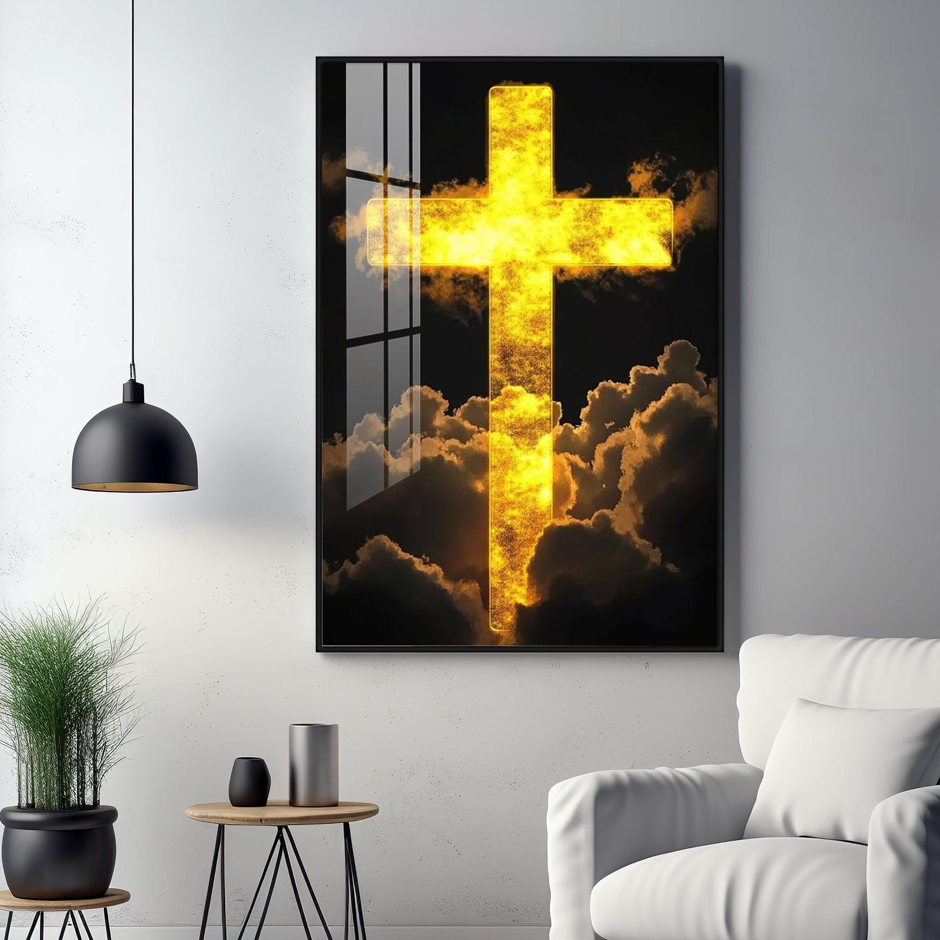 Heavenly Cross Vision Premium Acrylic Wall Art - Image 9