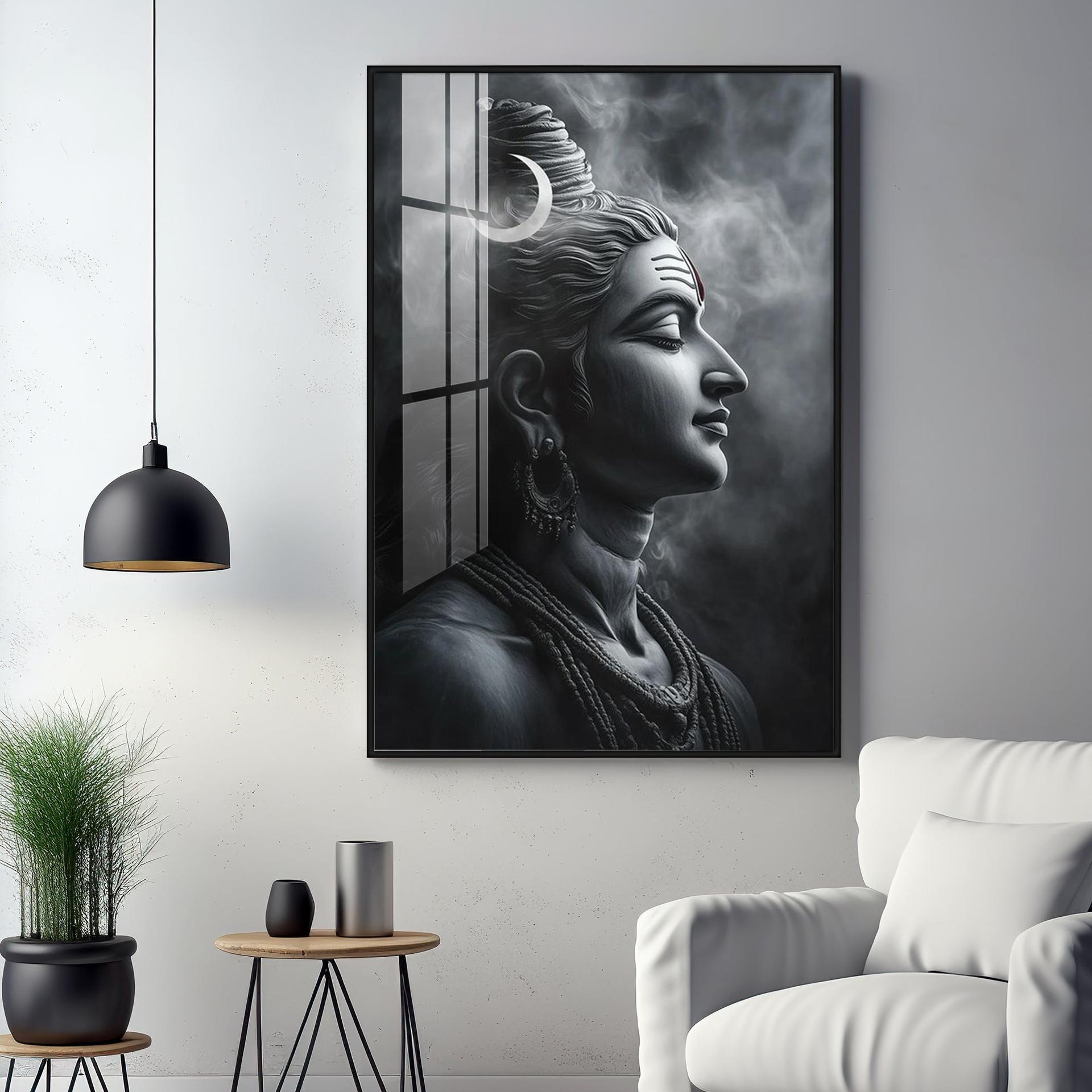 Lord Shiva Harmony Premium Acrylic Wall Art - Image 9