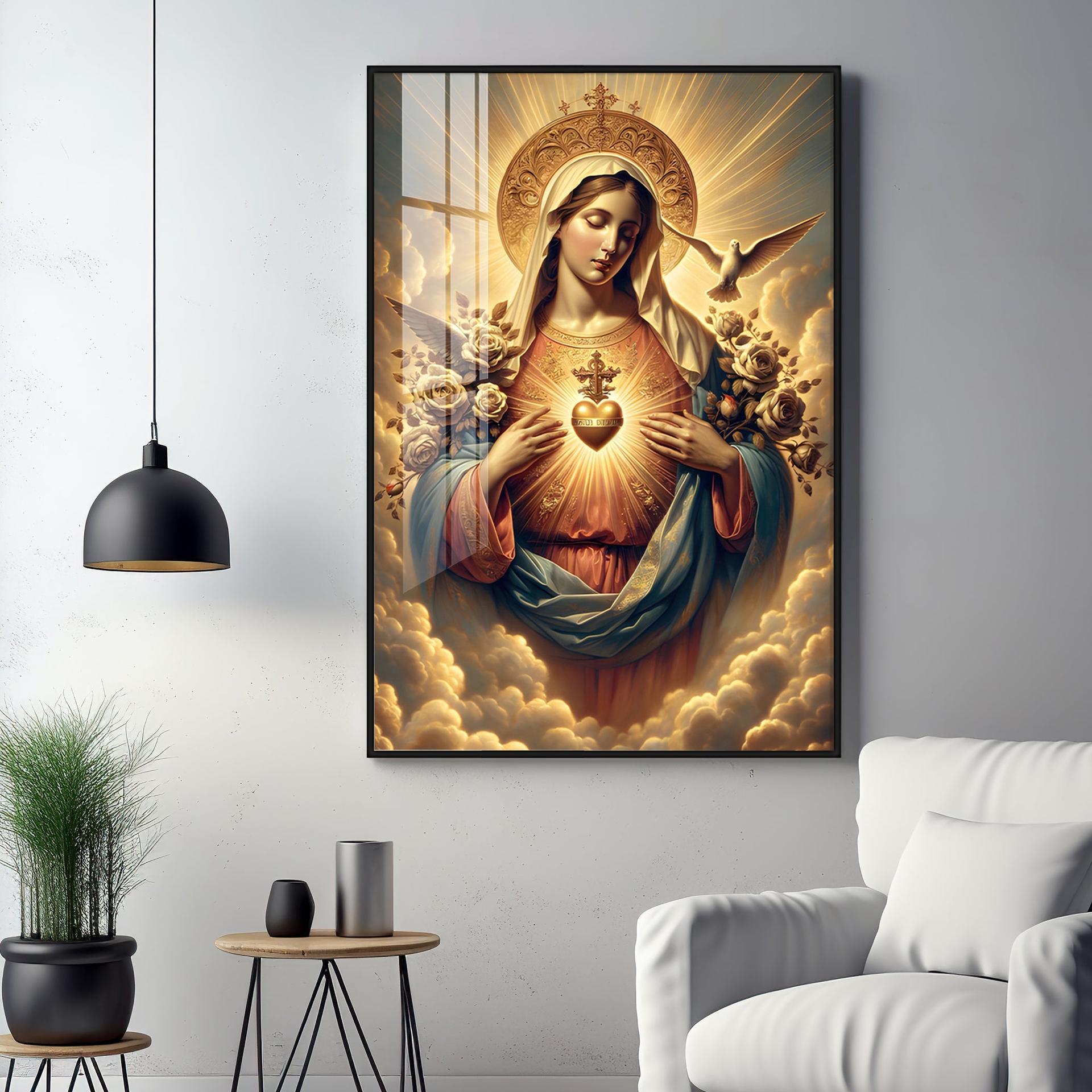 Angelic Harmony Premium Acrylic Vertical Wall Art - Image 11