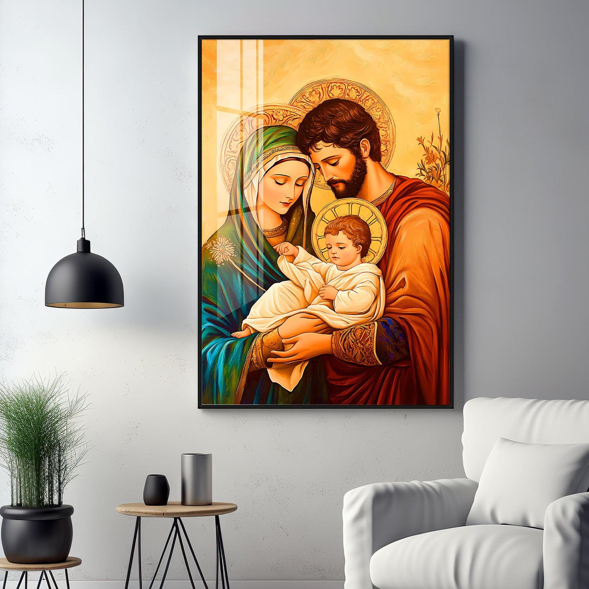 Holy Family Premium Acrylic Vertical Wall Art - Image 11