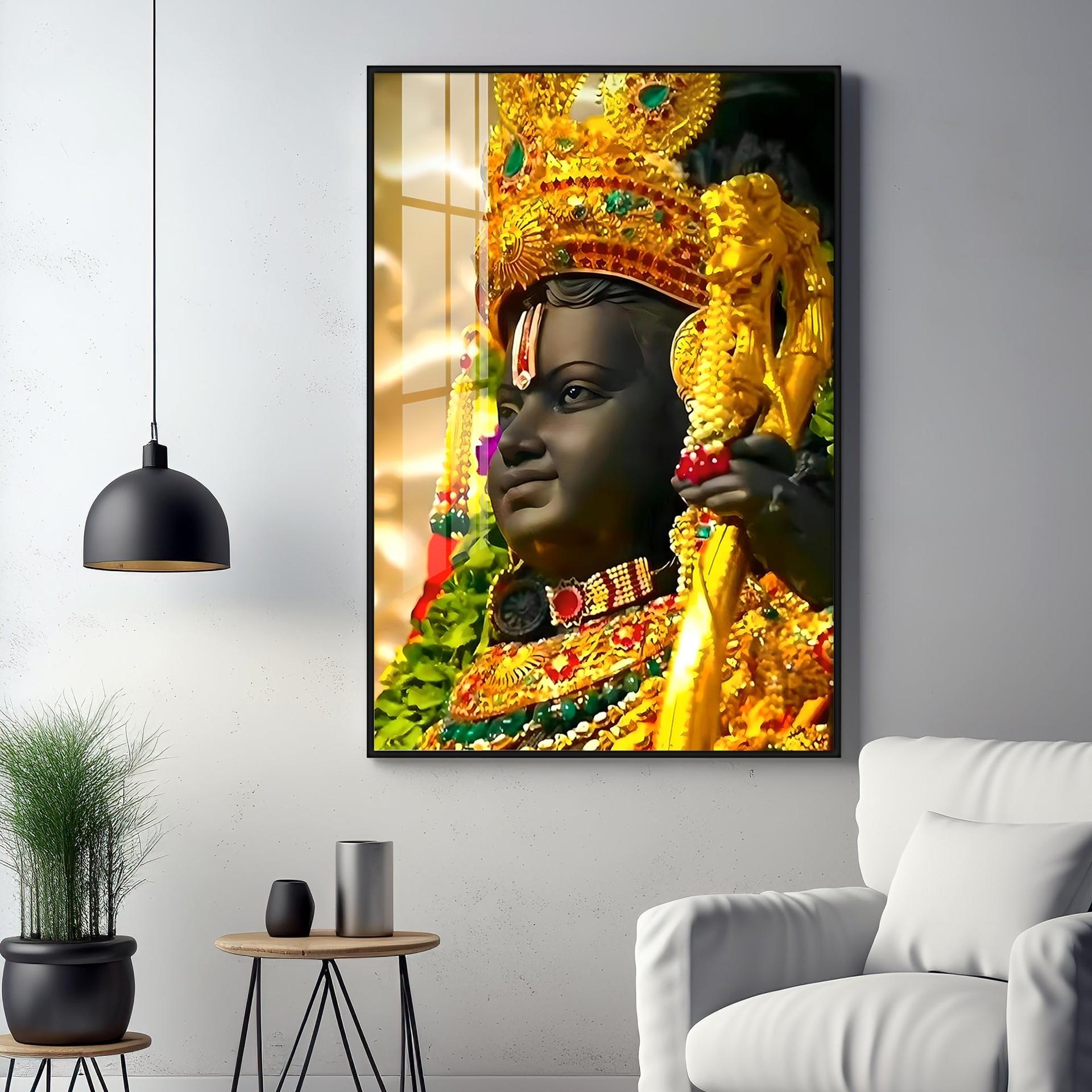 Ayodhya Darshan Premium Acrylic Vertical Wall Art - Image 15