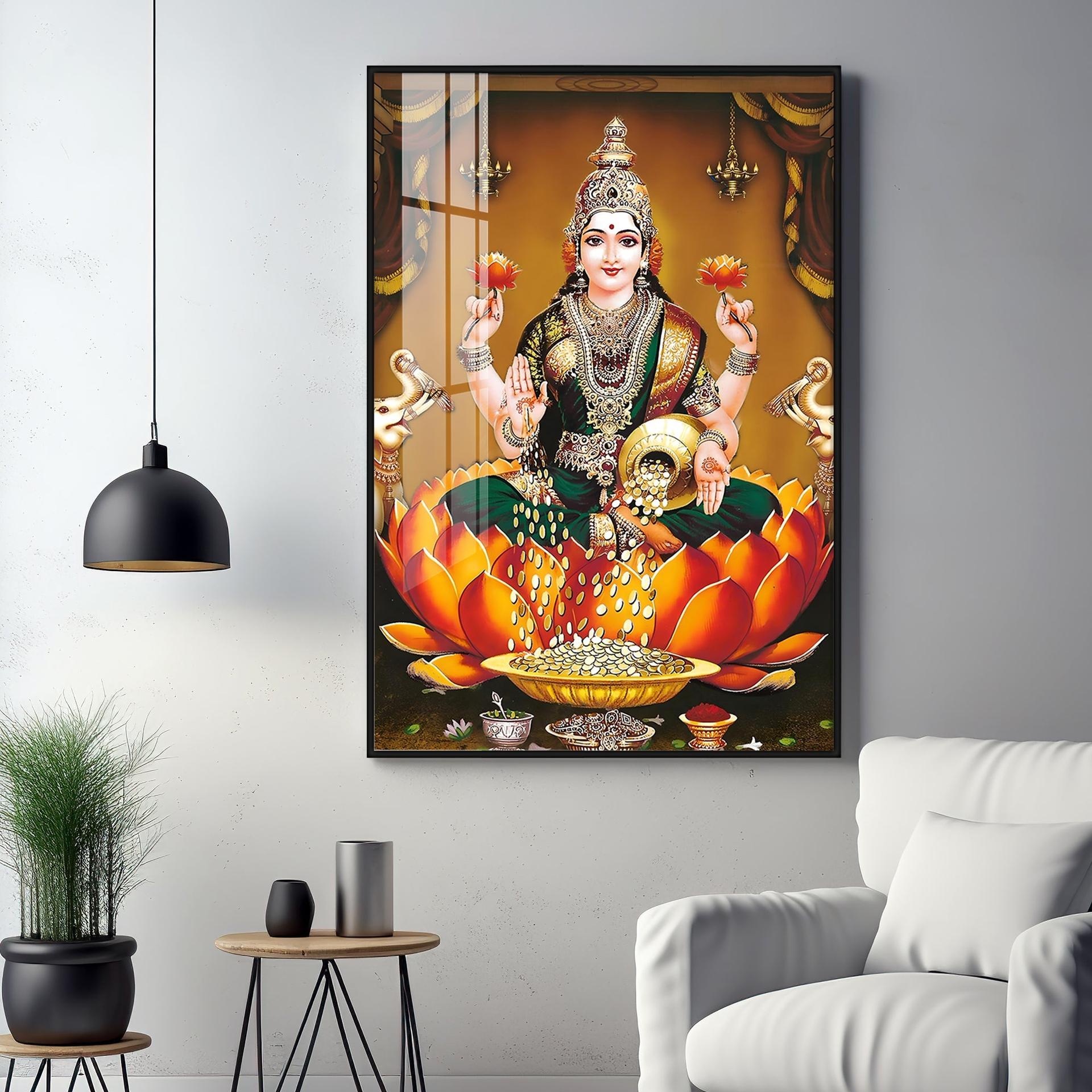 Goddess In Tranquility Premium Vertical Acrylic Wall Art - Image 17