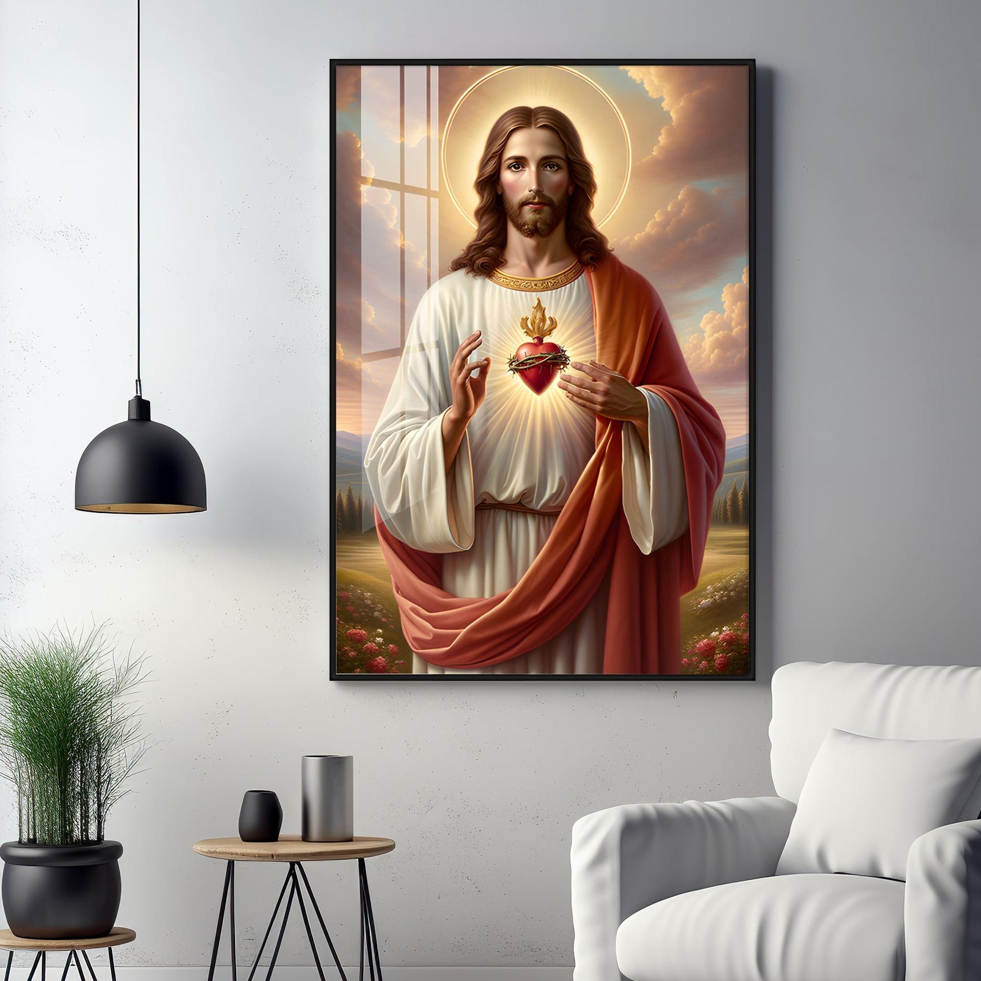Emblem Of Divine Love Premium Acrylic Vertical Wall Art - Image 11