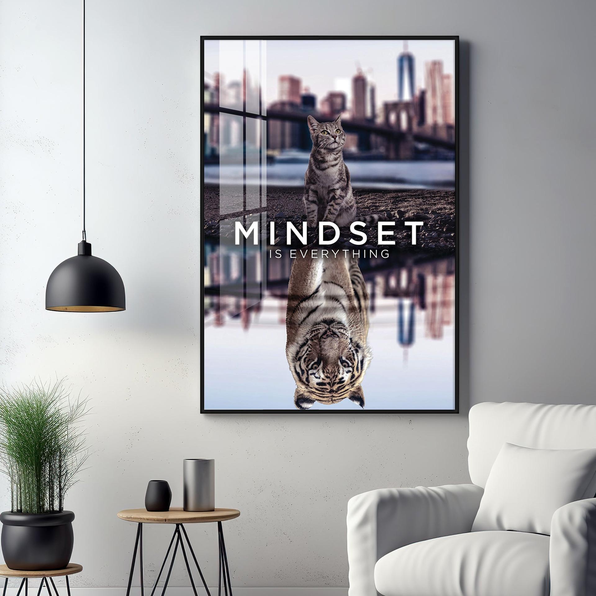 Mindset Is Everything Premium Acrylic Vertical Wall Art - Image 16