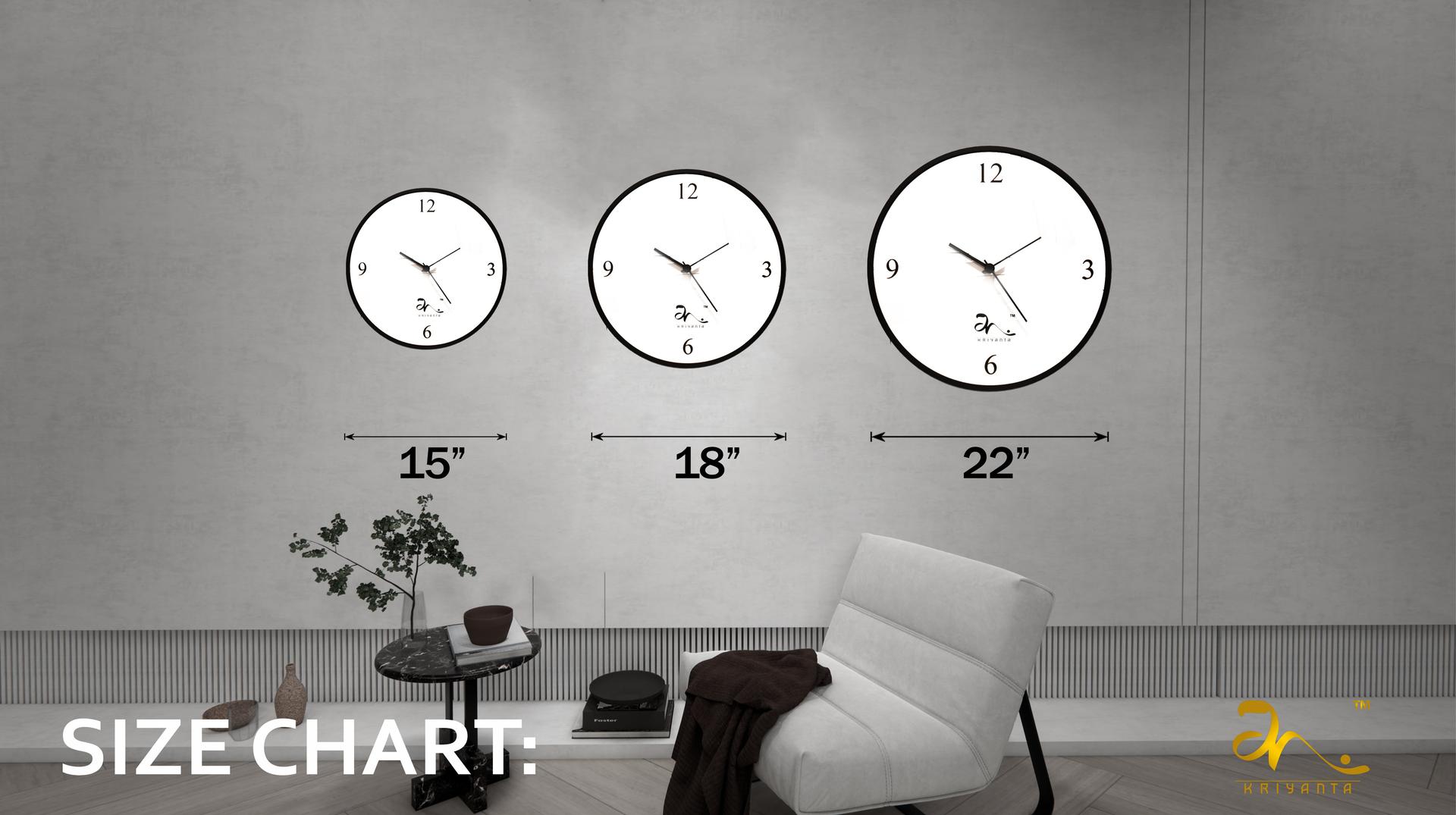 Modern Rose Wall Clock Art - Image 5
