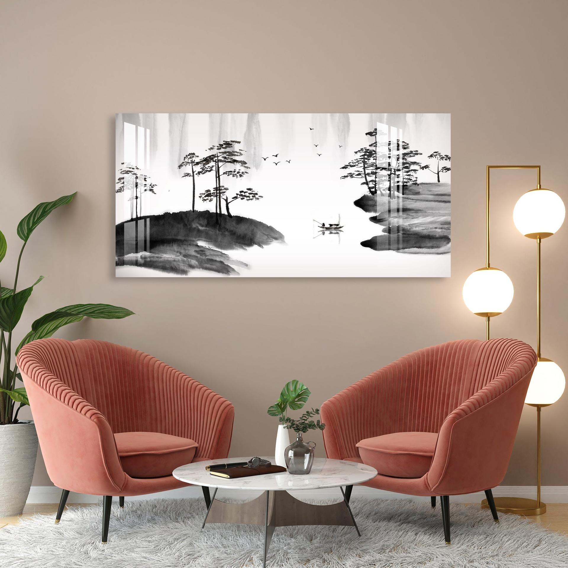 A Man & The Forest Acrylic Wall Art - Image 3