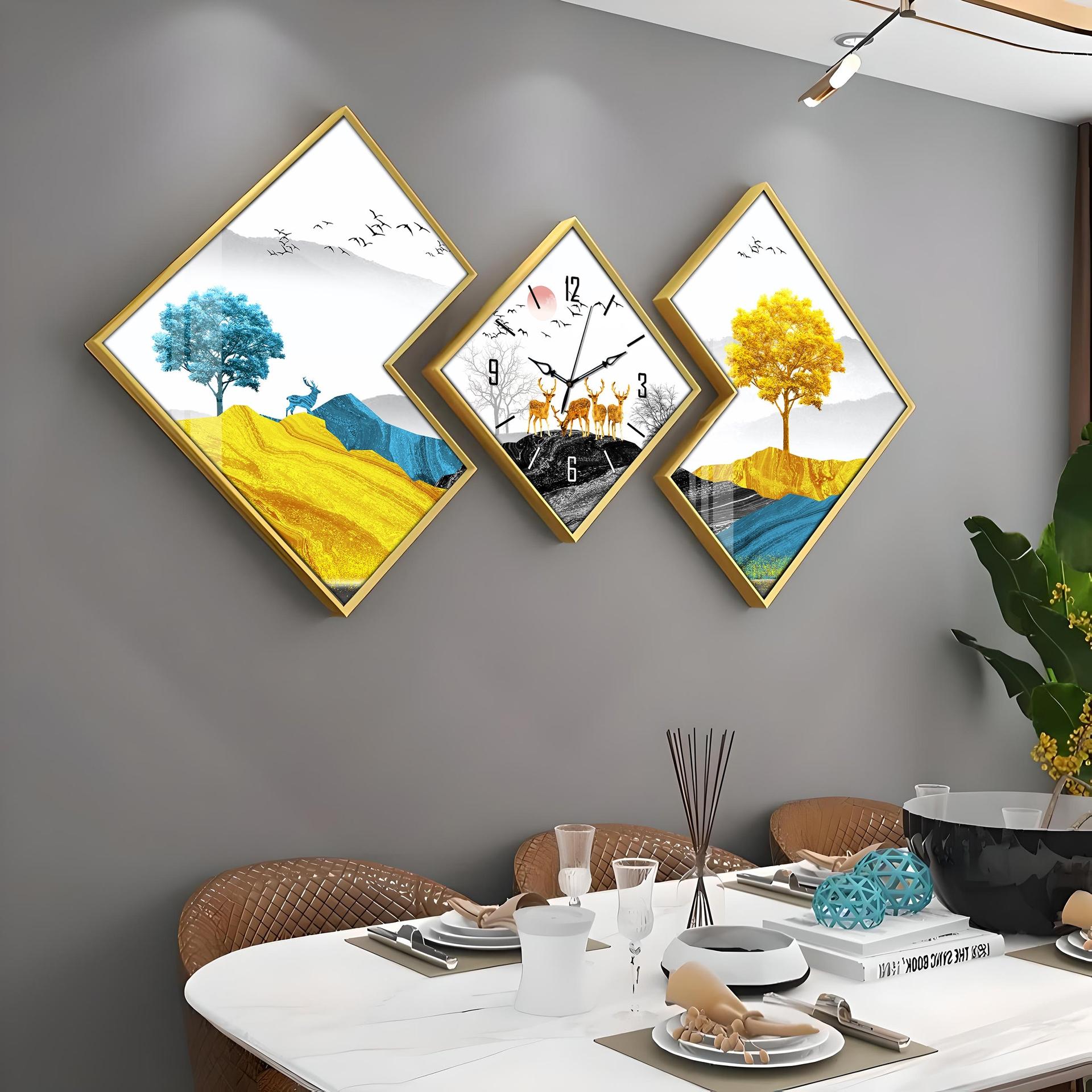 Forest Landscape Premium Acrylic Wall Clock - Image 11