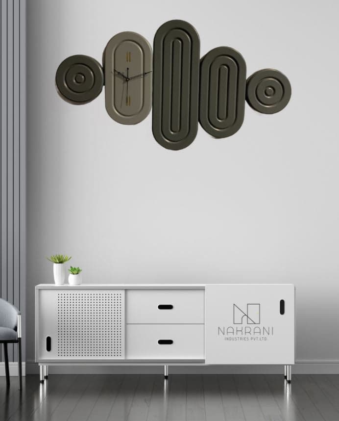 Triangle India Ciel Wall Clock - Image 2